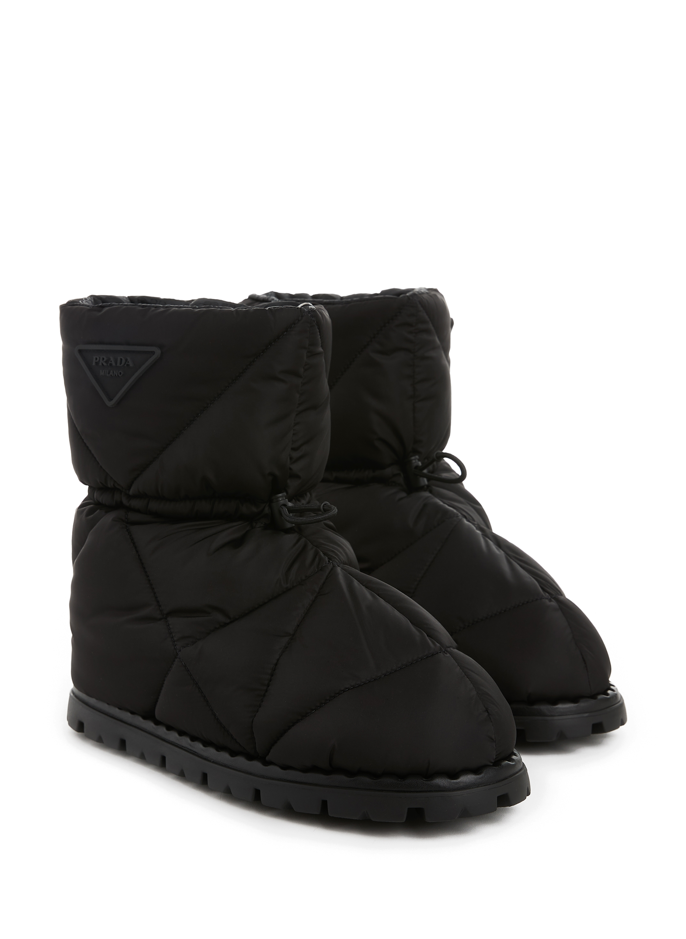 Bottines après-ski matelassées