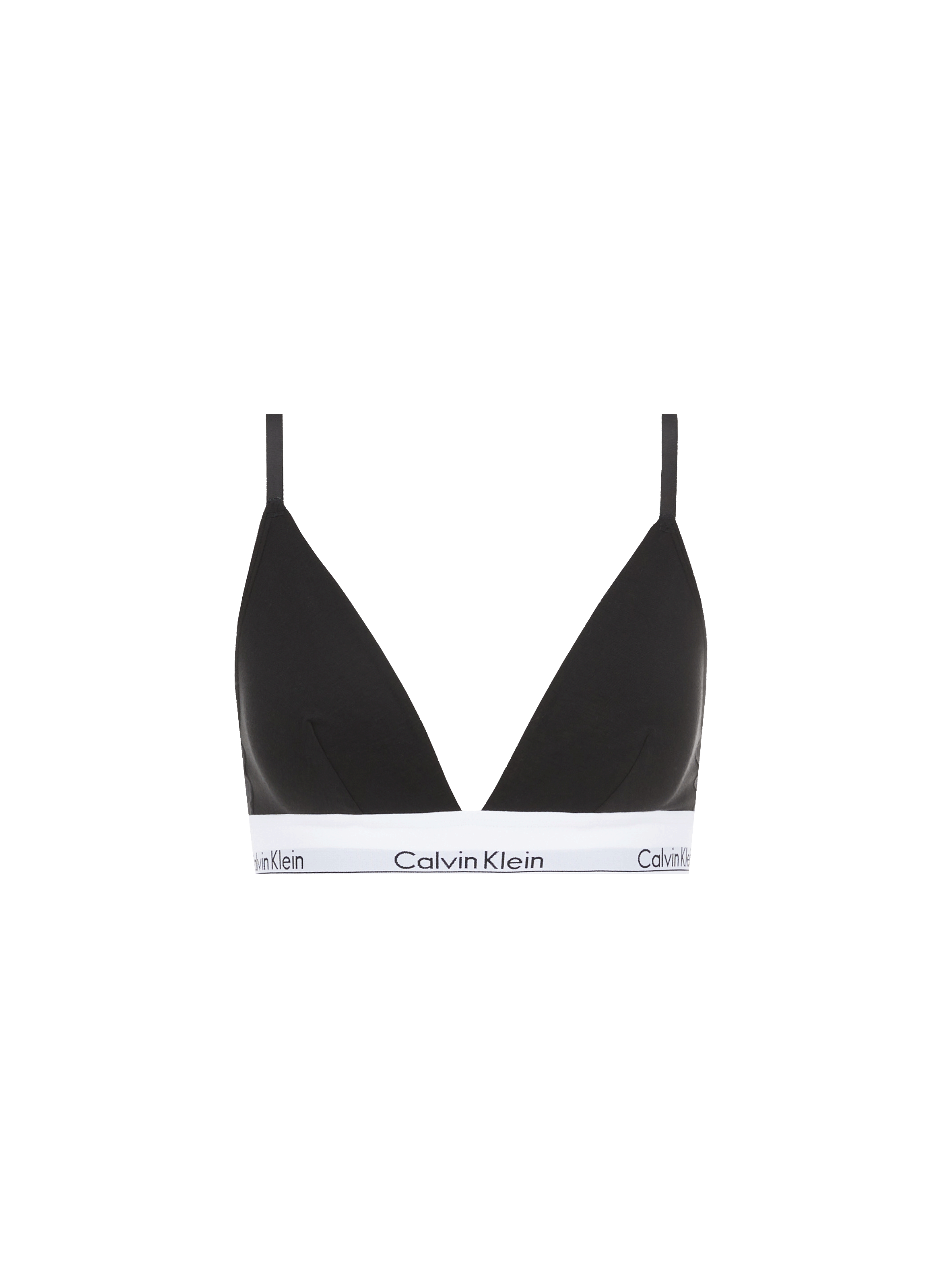 CALVIN KLEIN Triangle bra Black