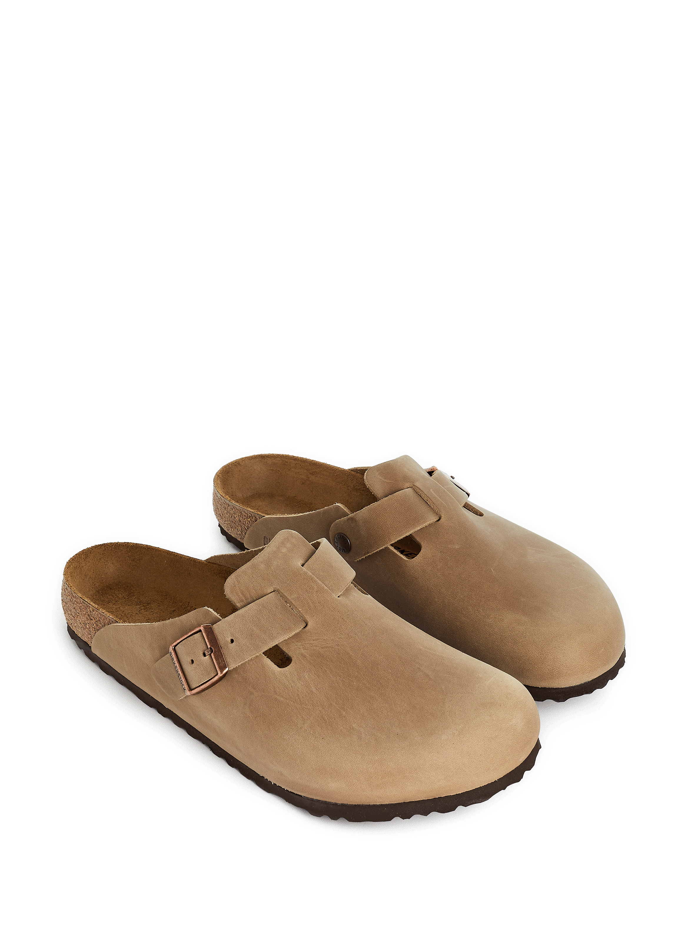 Boston leather mules BIRKENSTOCK Brown