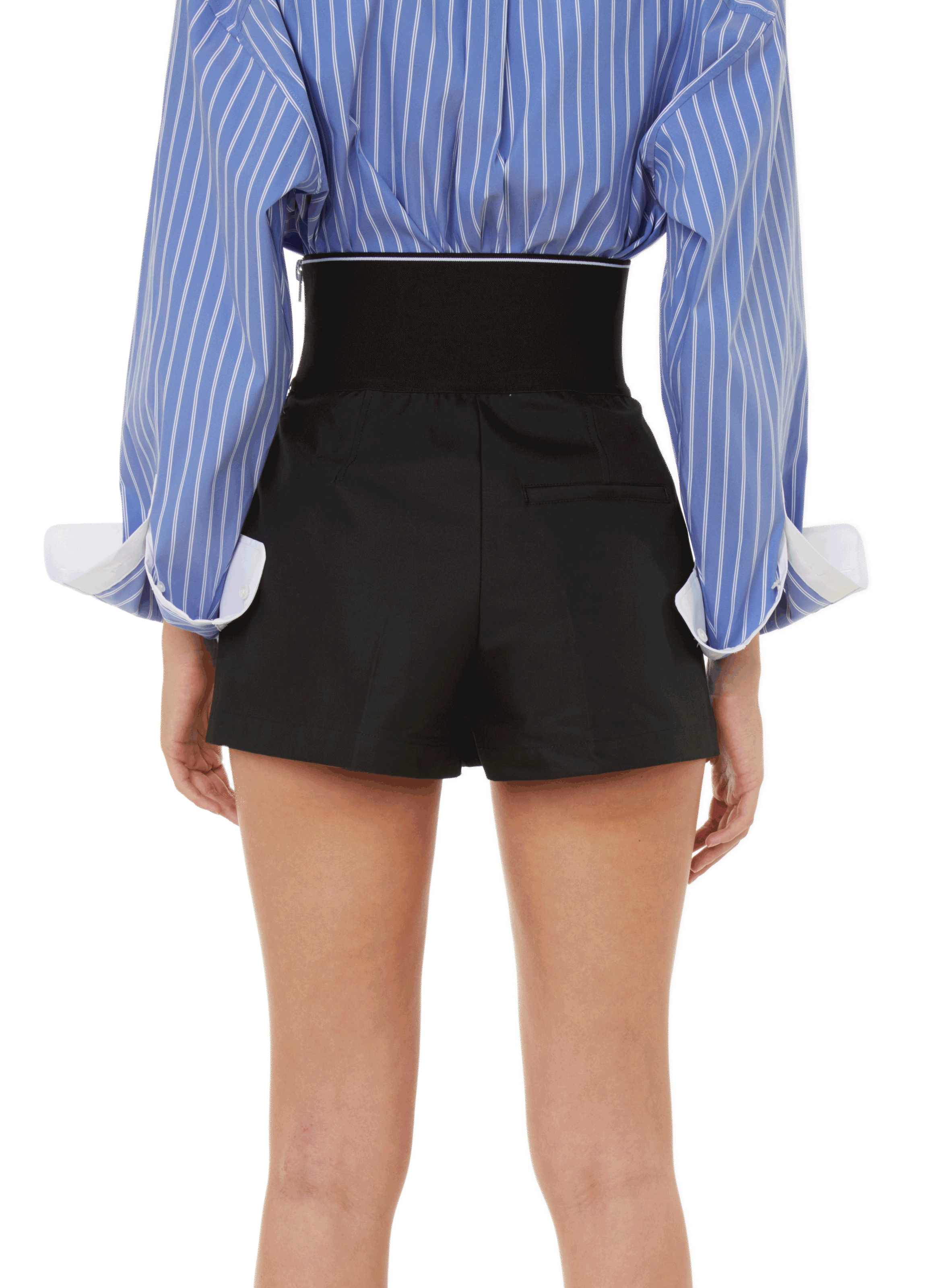 Short Safari en coton mélangé ALEXANDER WANG Noir