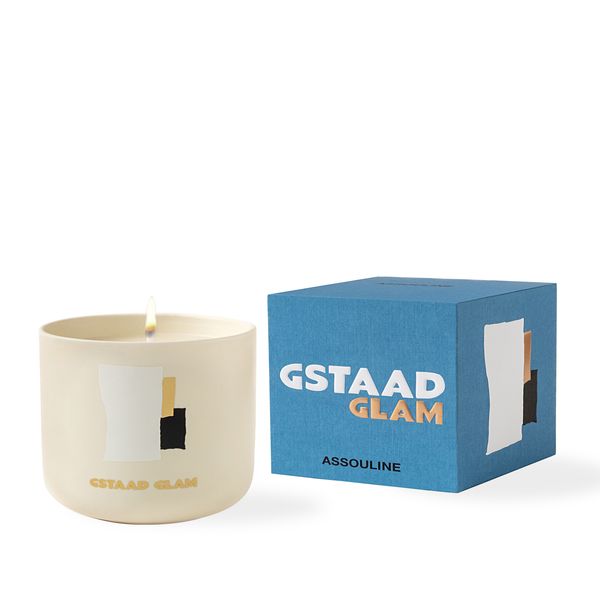 Assouline Gstaad Glam Candle In Neutral