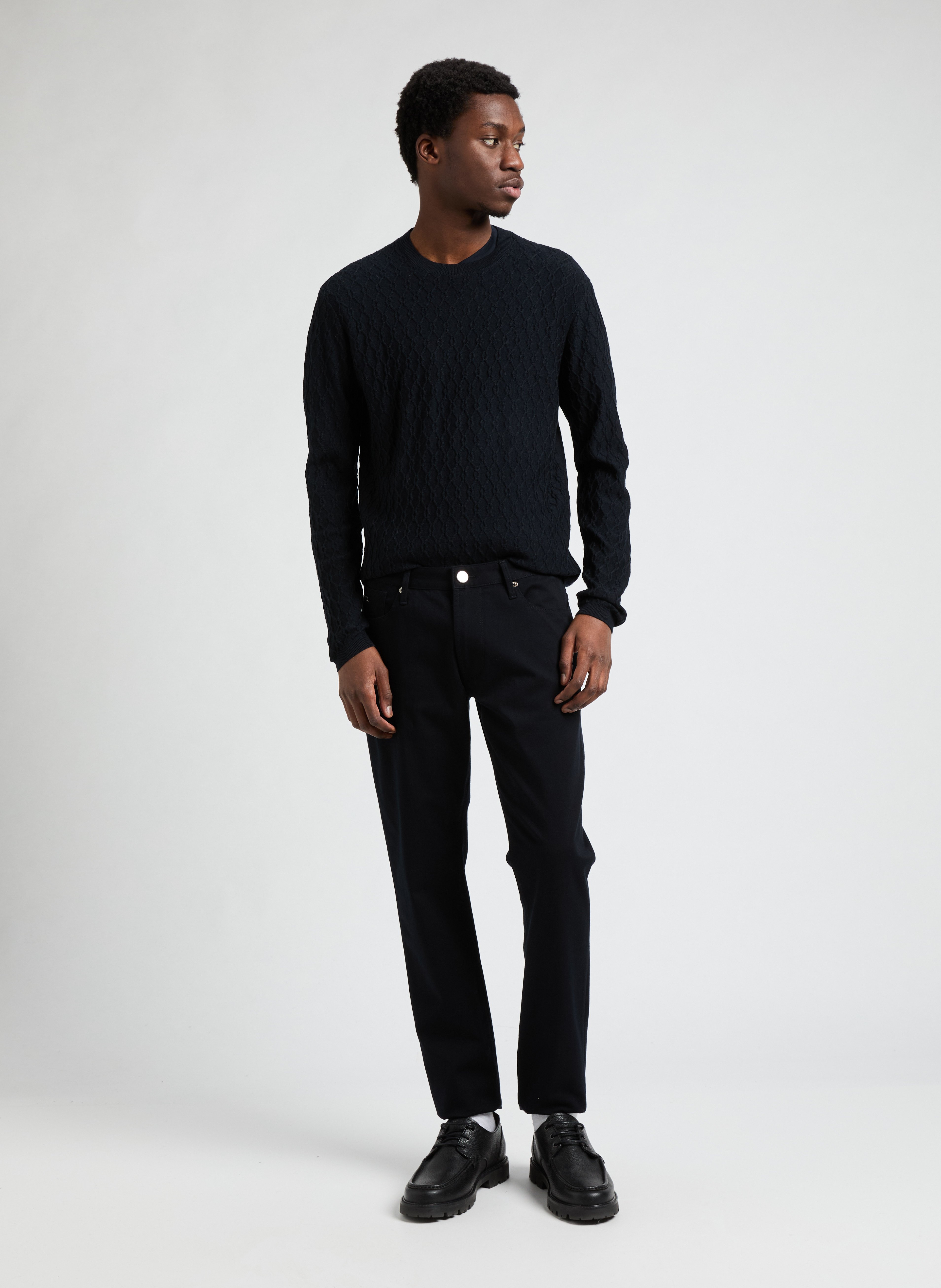 Night blue trousers - The Air Uniform EMPORIO ARMANI Blue