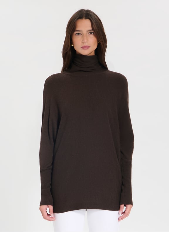 Pull noir ample - pruna Noir by ZAPA ZAPA Pull noir ample - pruna Noir