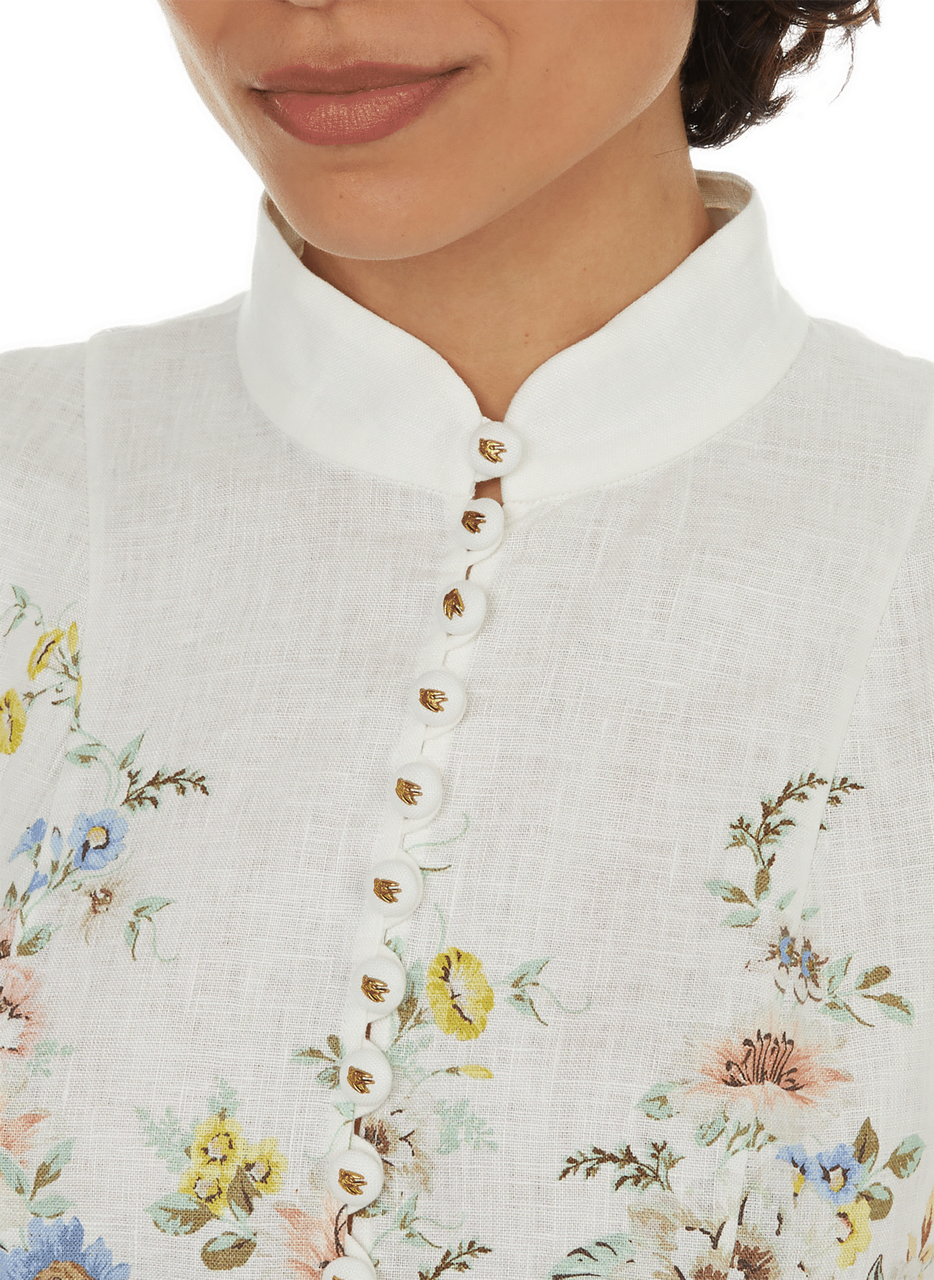 Natural fibre fascinator SAISON 1865 Blue