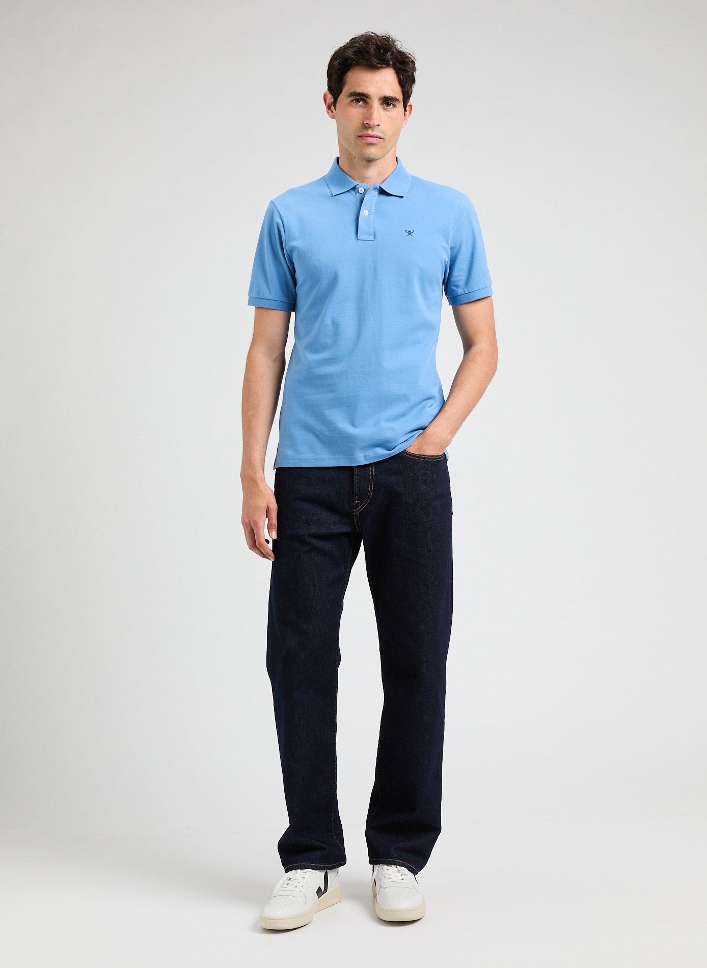 Polo en coton  HACKETT Bleu