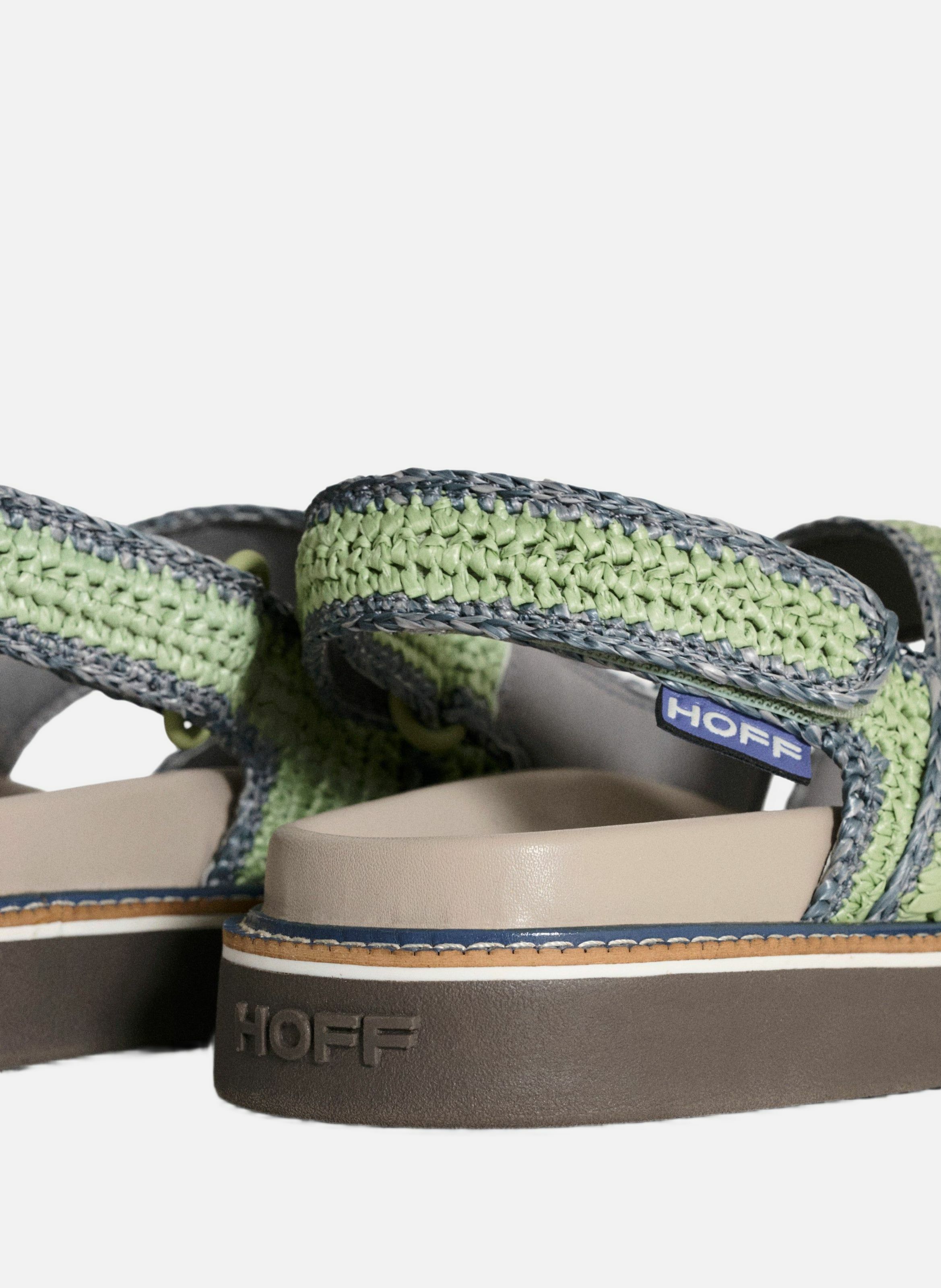 Sandales plates HOFF Vert