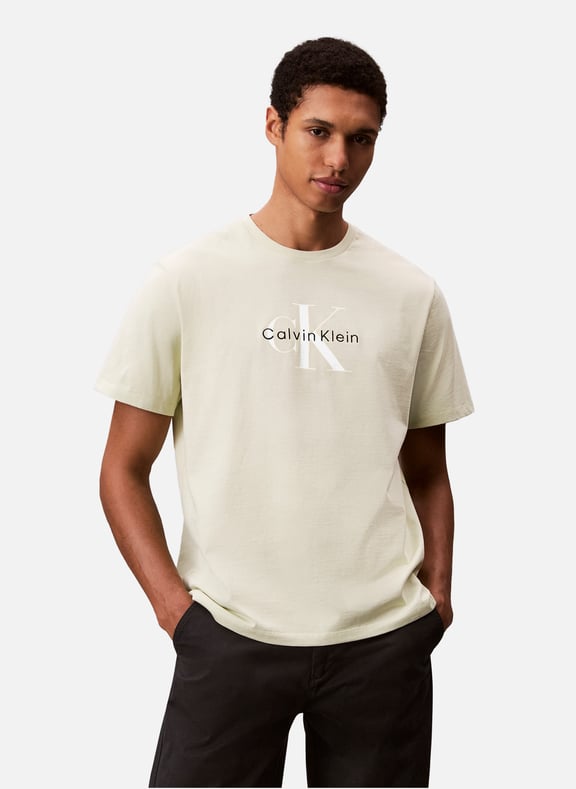 Cotton Logo T-shirt Green by CALVIN KLEIN CALVIN KLEIN Cotton Logo T-shirt Green