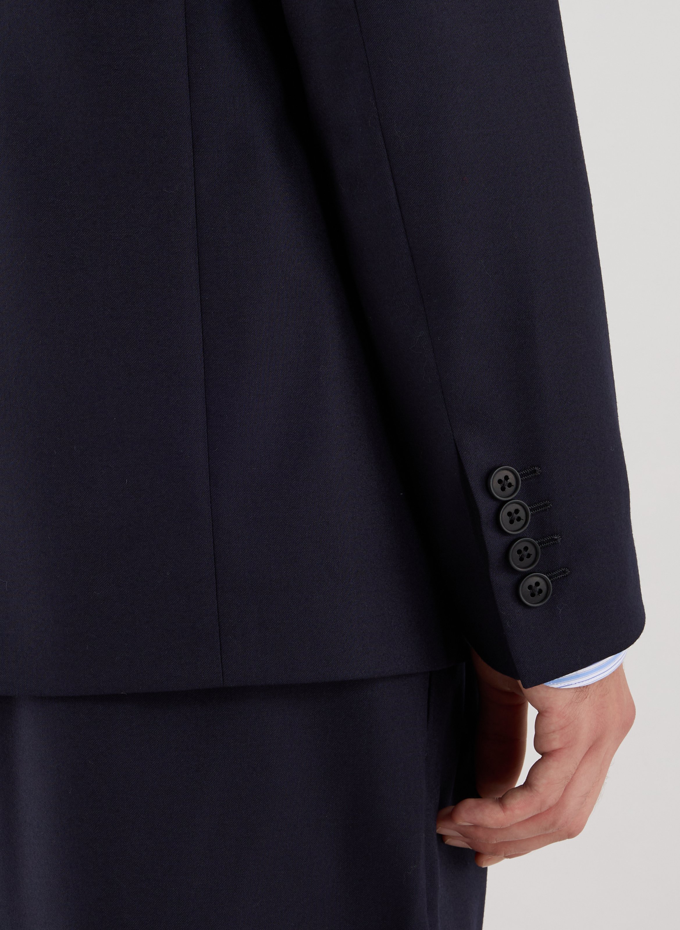 Veste de costume en laine  SAISON 1865 Bleu