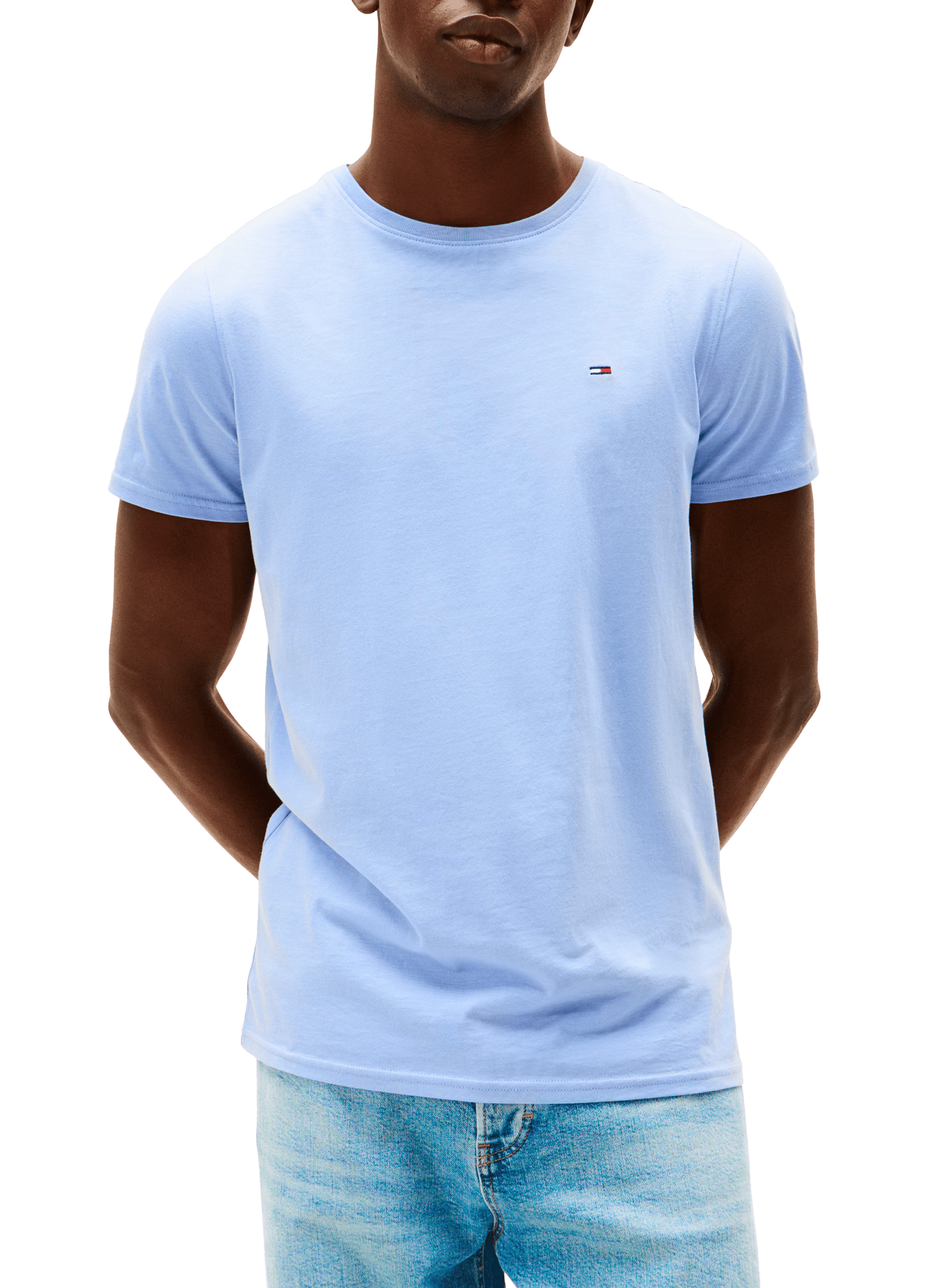 TOMMY HILFIGER T-shirt en coton  Bleu