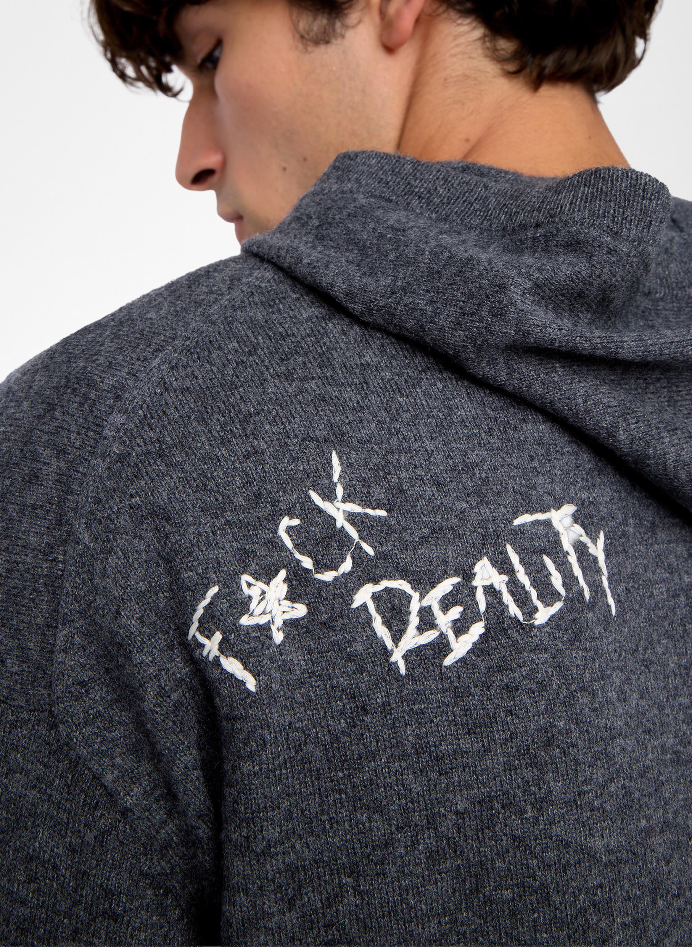 Pull col rond en laine mélangée malay ZADIG&VOLTAIRE Gris