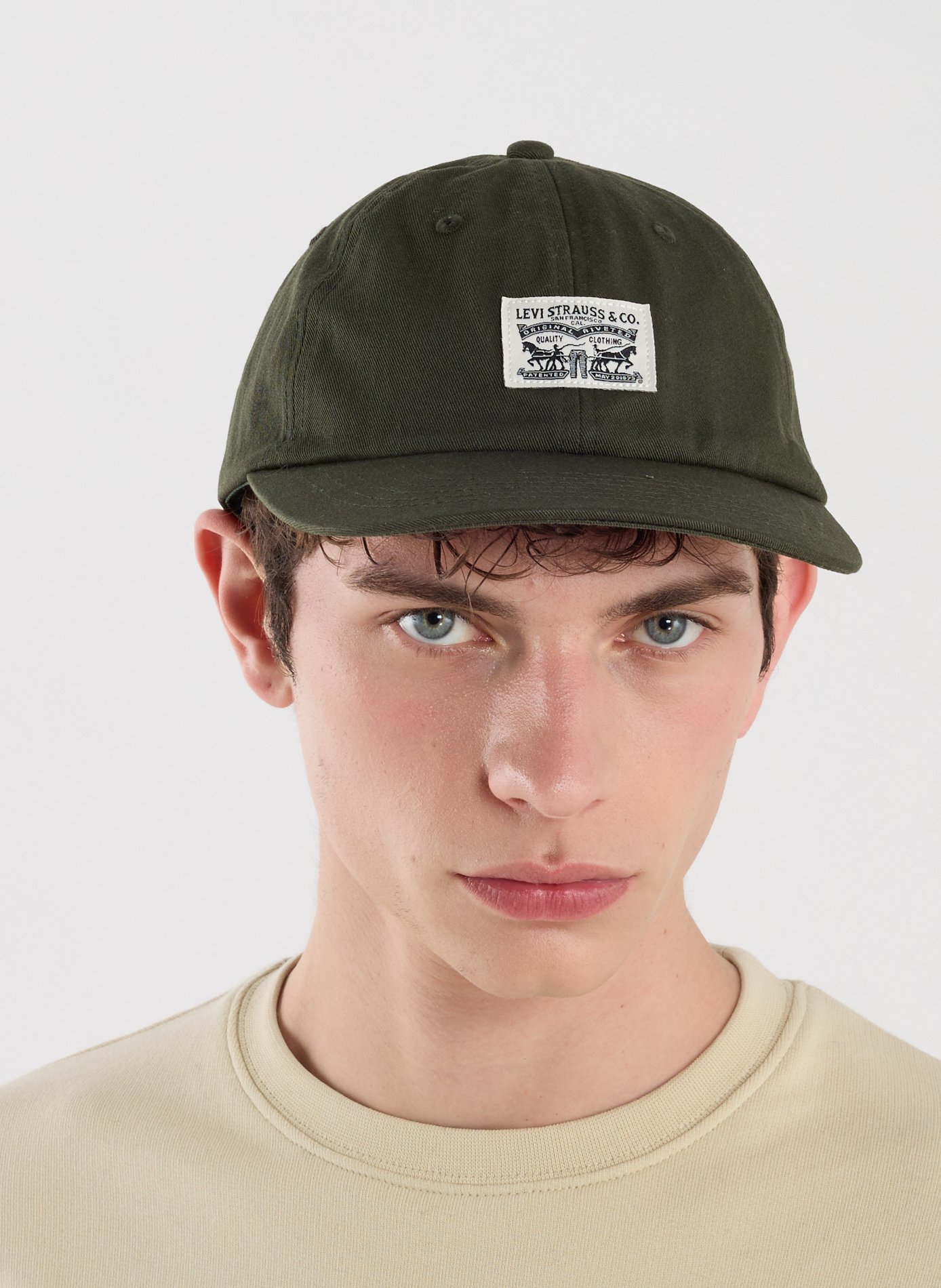 Casquette Dad Relaxed en coton LEVIS ACCESSOIRES Vert