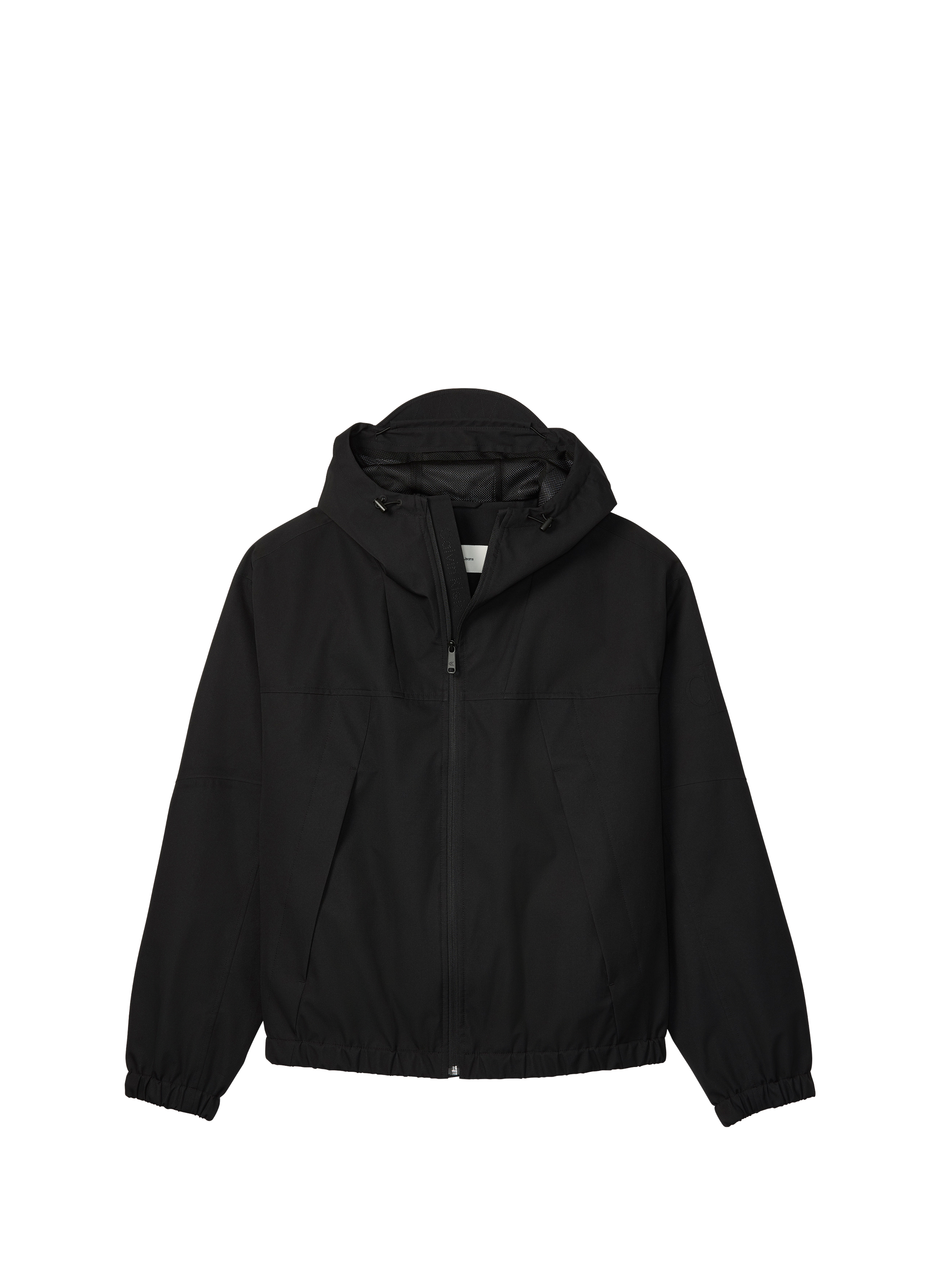Blouson à capuche zippé CALVIN KLEIN Noir