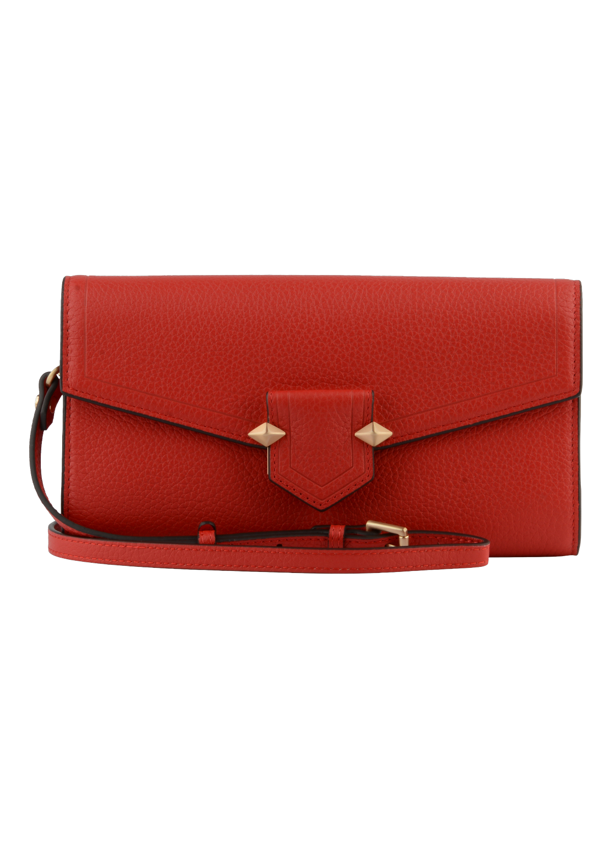Sèvres | Pochette en cuir de vachette POURCHET Rouge
