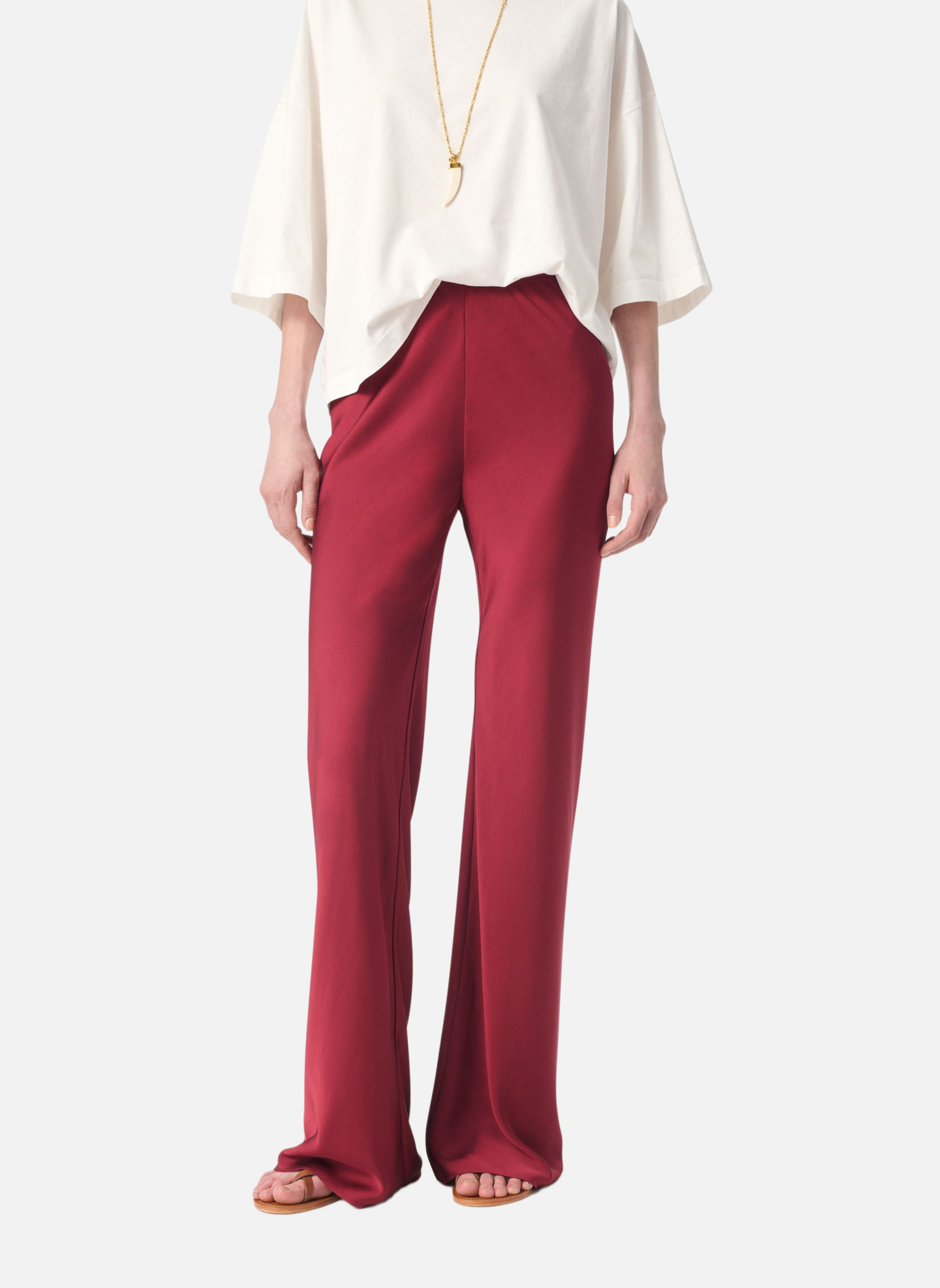 Pantalon essaid VANESSA BRUNO Rouge