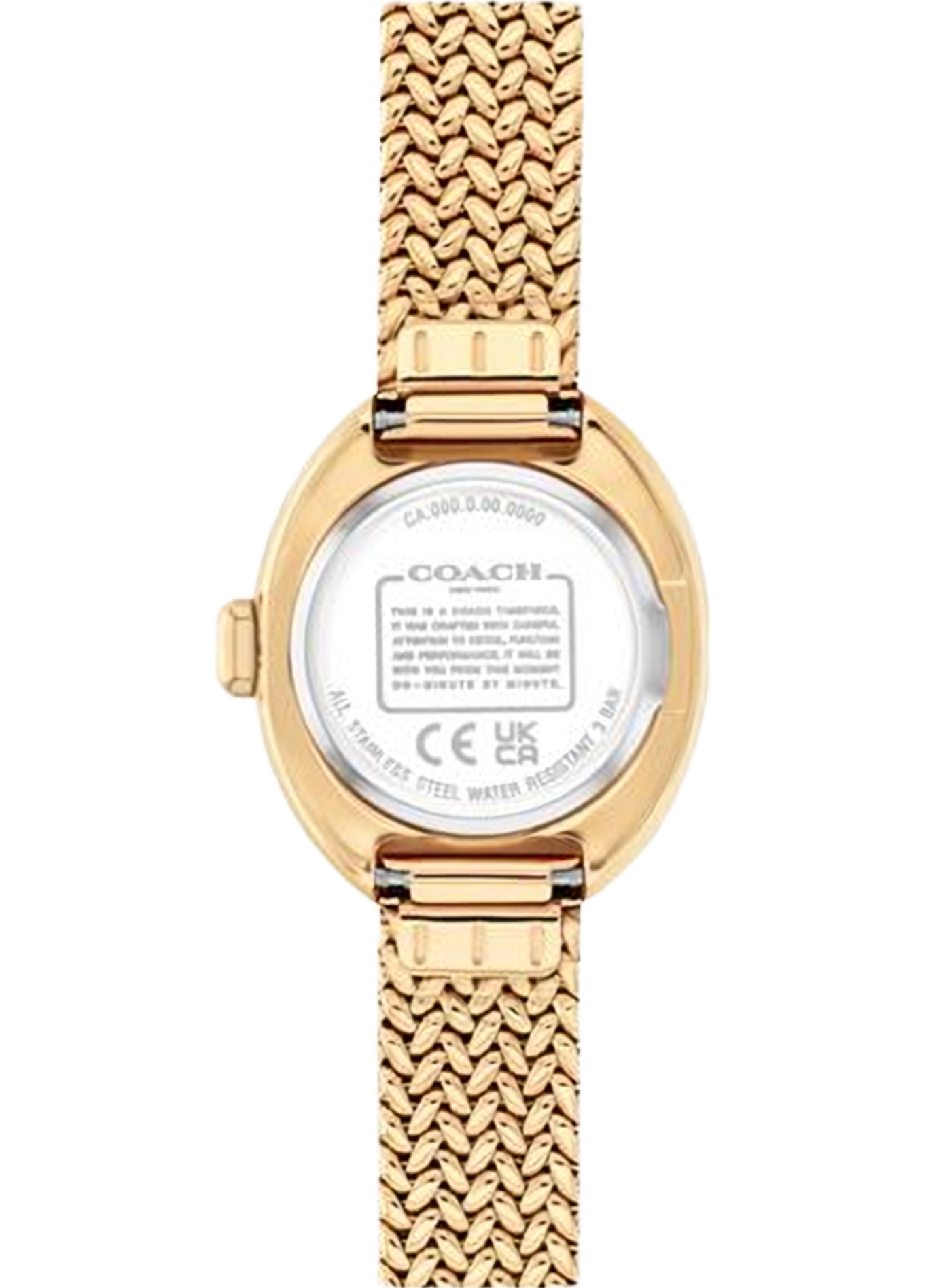 Montre quartz Sammy en acier inoxydable COACH MONTRES Doré