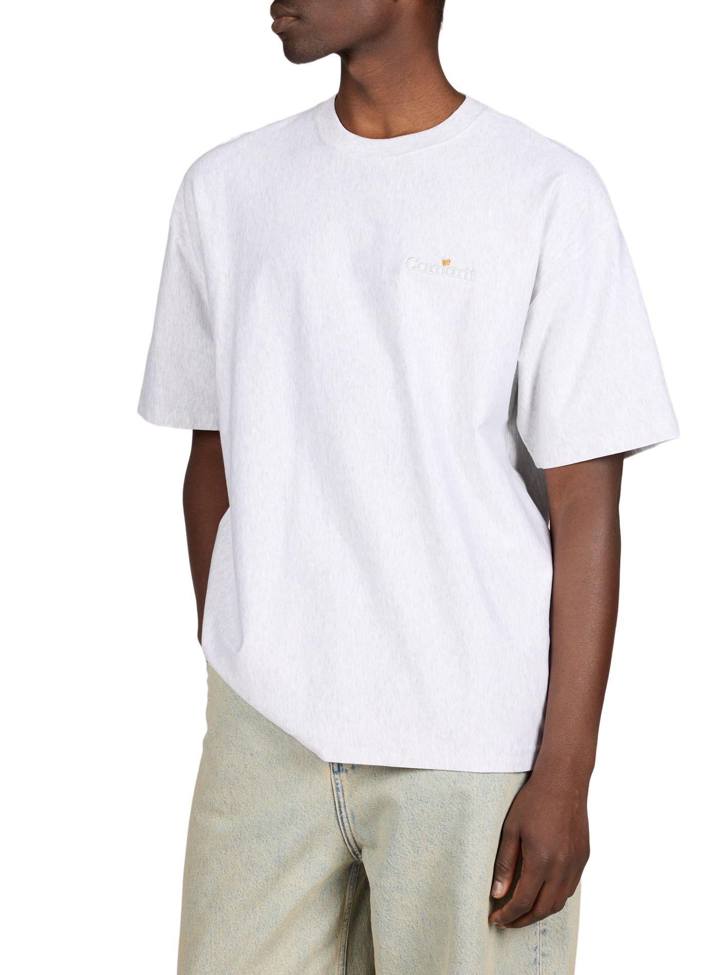 Cotton Logo T-shirt CARHARTT WIP Grey