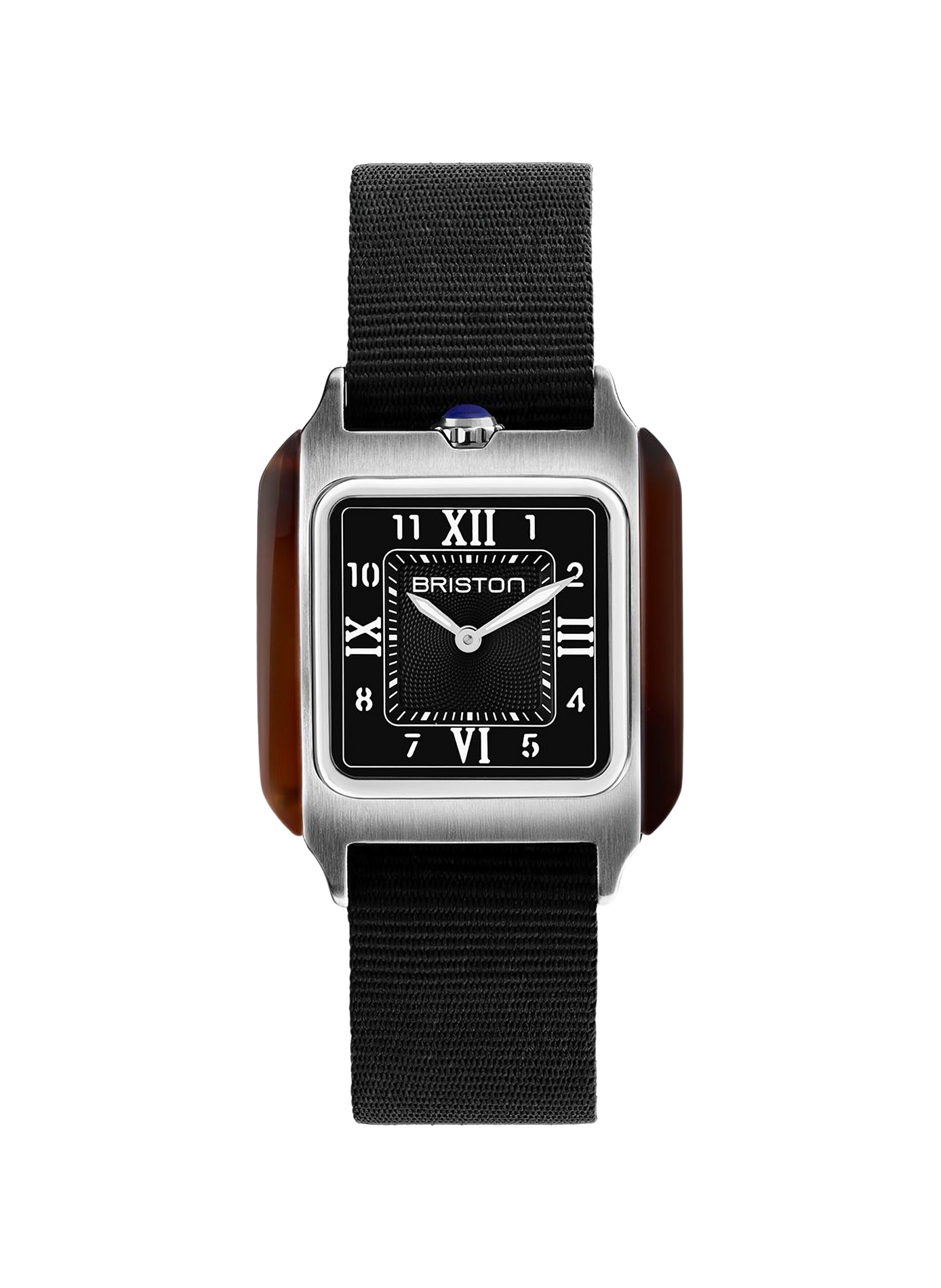 Montre Streamliner Kennedy en caoutchouc BRISTON Noir