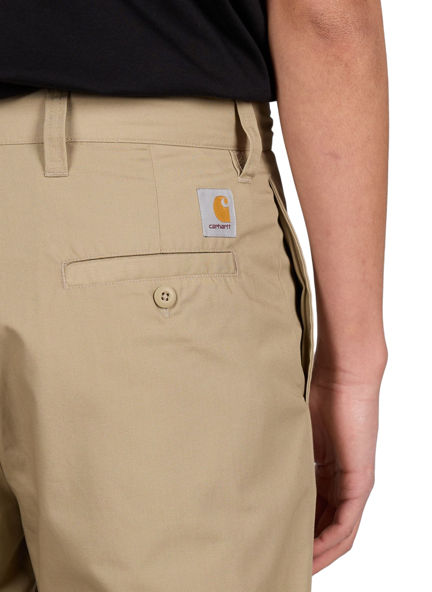 Wide-leg trousers in solid color CARHARTT WIP Beige