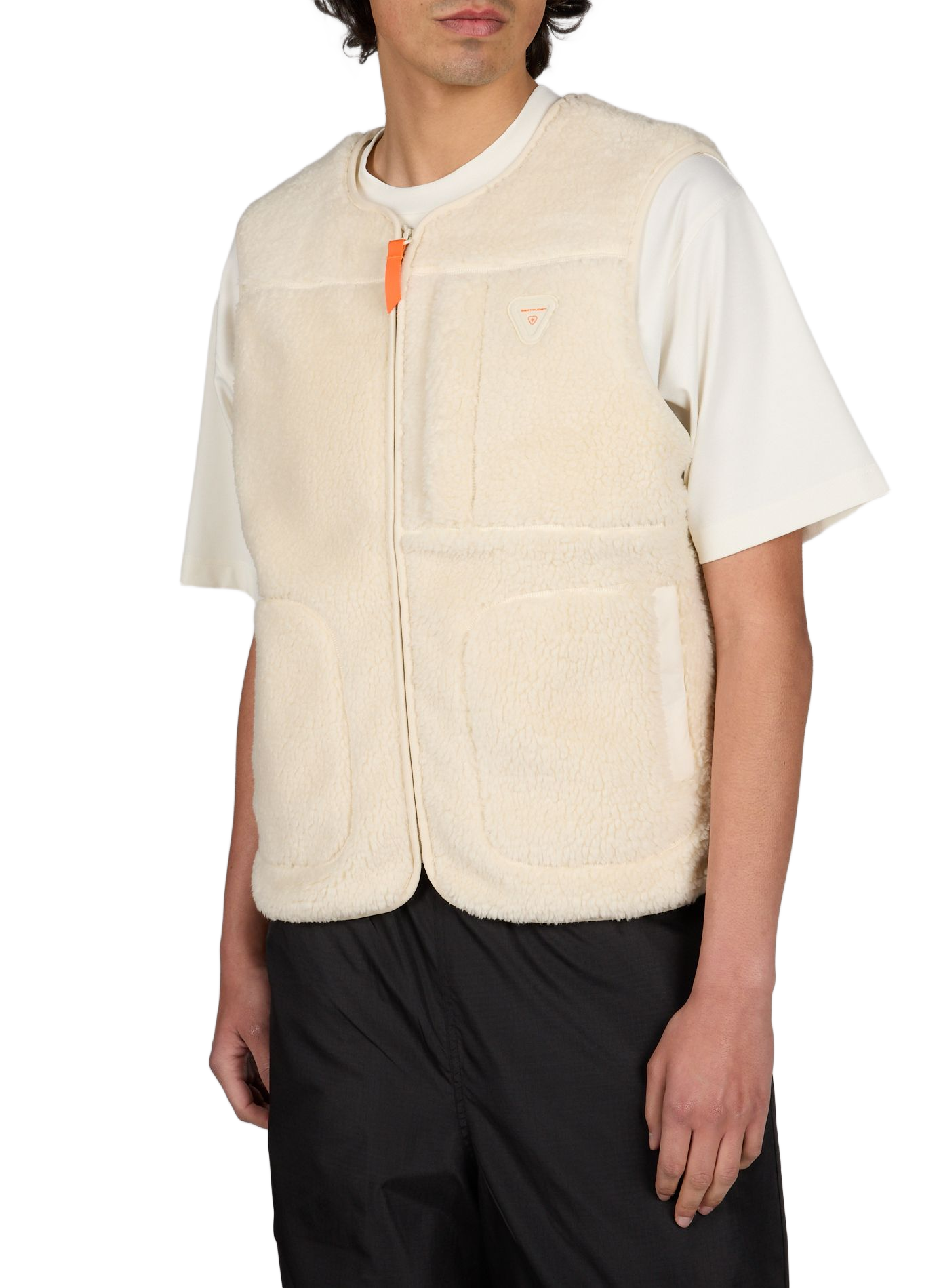 Sherpa sleeveless jacket GERTRUDE ET GASTON Beige
