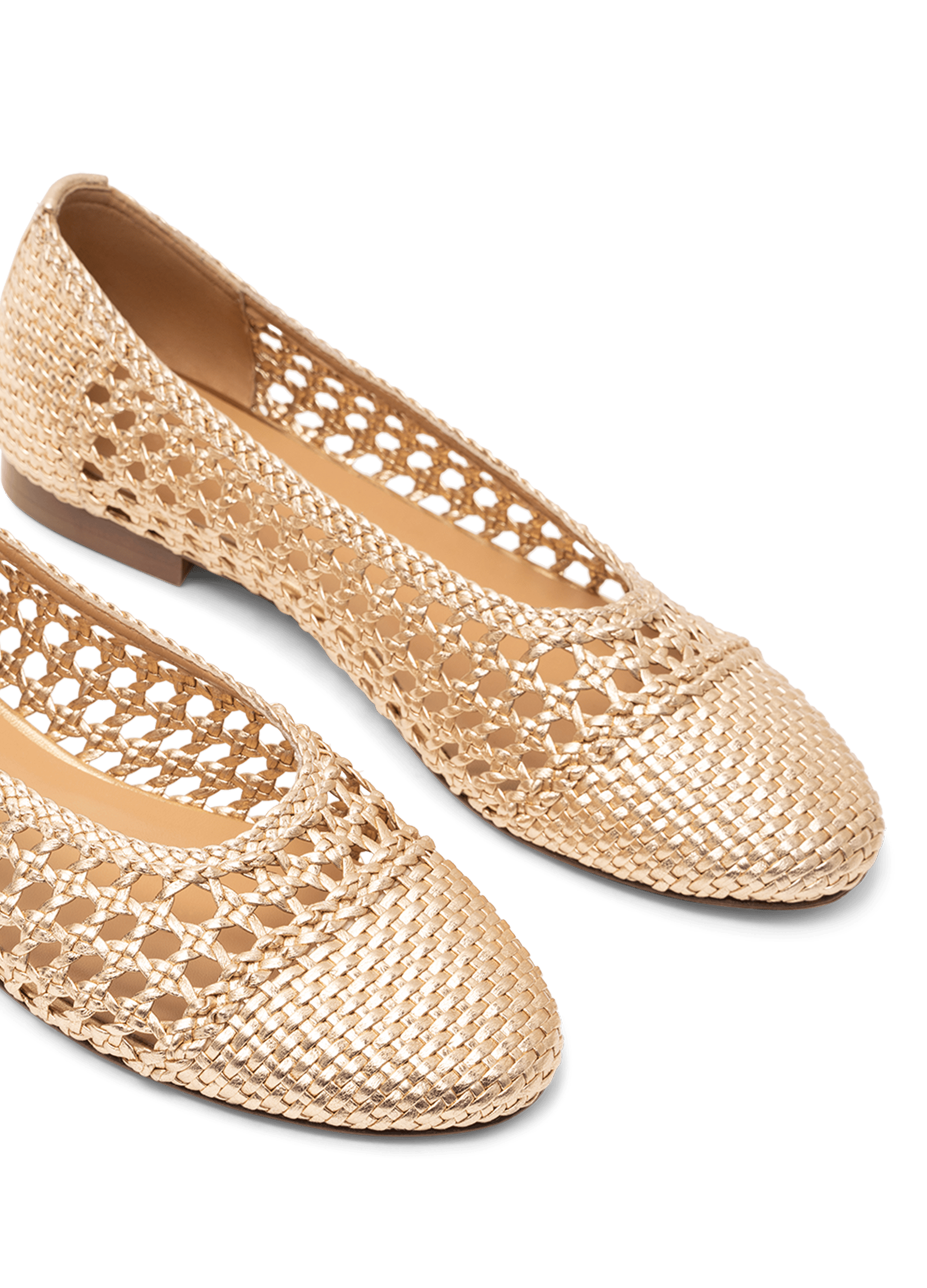Ballerines bali en nappa | Doré PARALLELE Femme