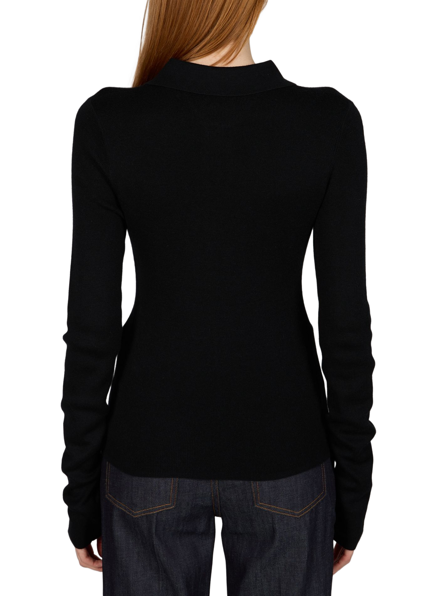 Lili silk, wool, and cashmere cardigan ALMADA Black