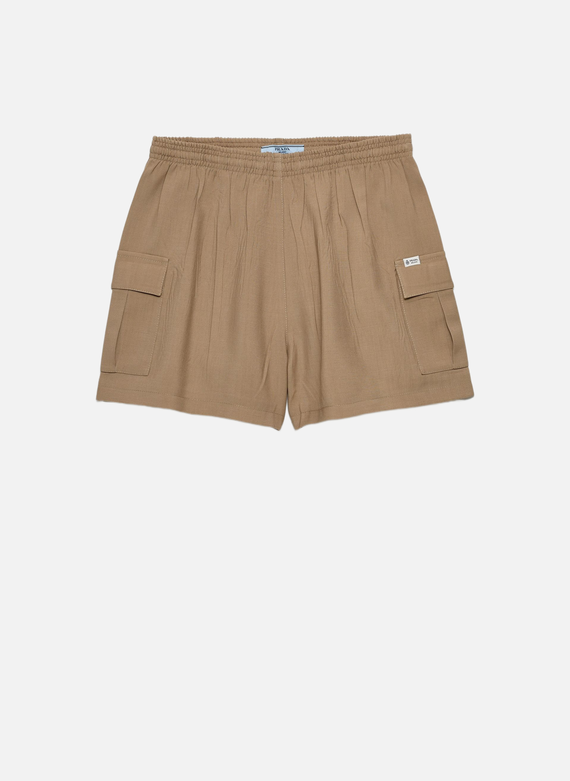 Short en mohair léger PRADA Marron