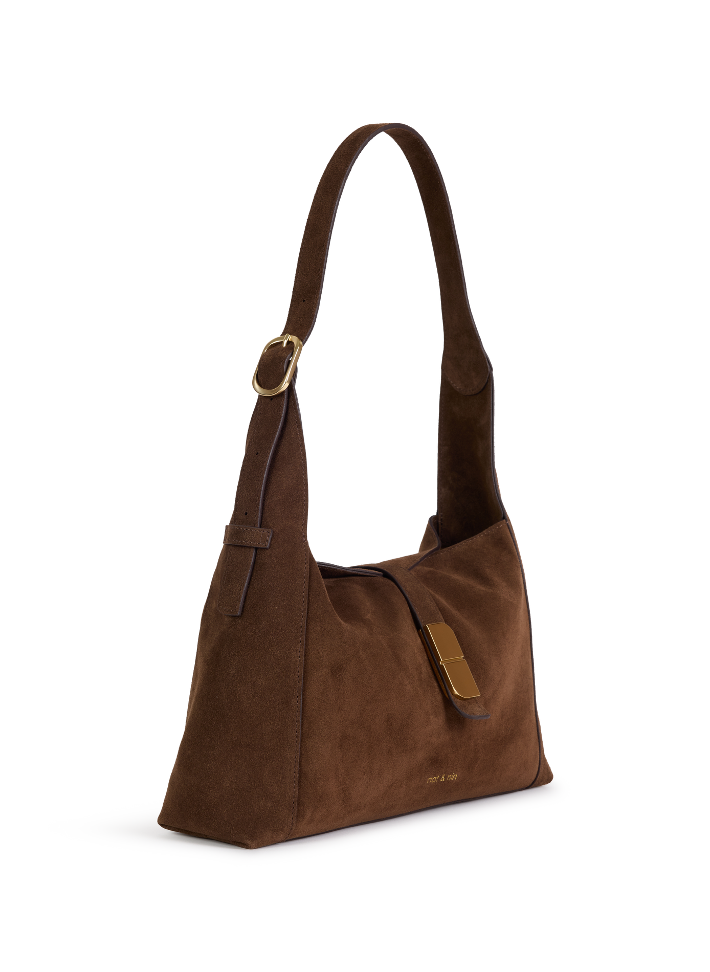Sac à main en cuir NAT & NIN Marron