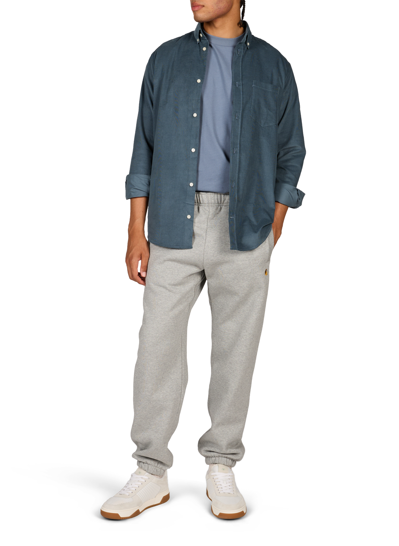 Baumwollhemd AU PRINTEMPS PARIS Blau