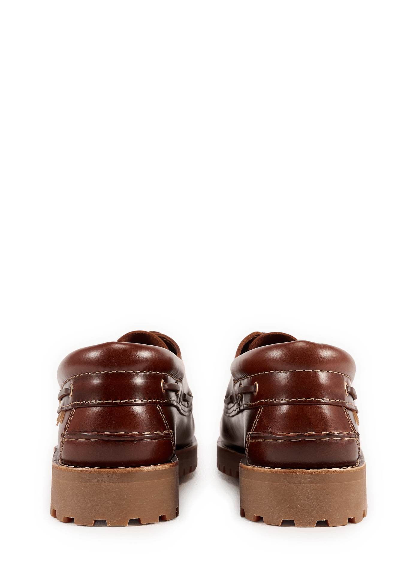 Chaussures bateau Nautico en cuir CAMPER Marron