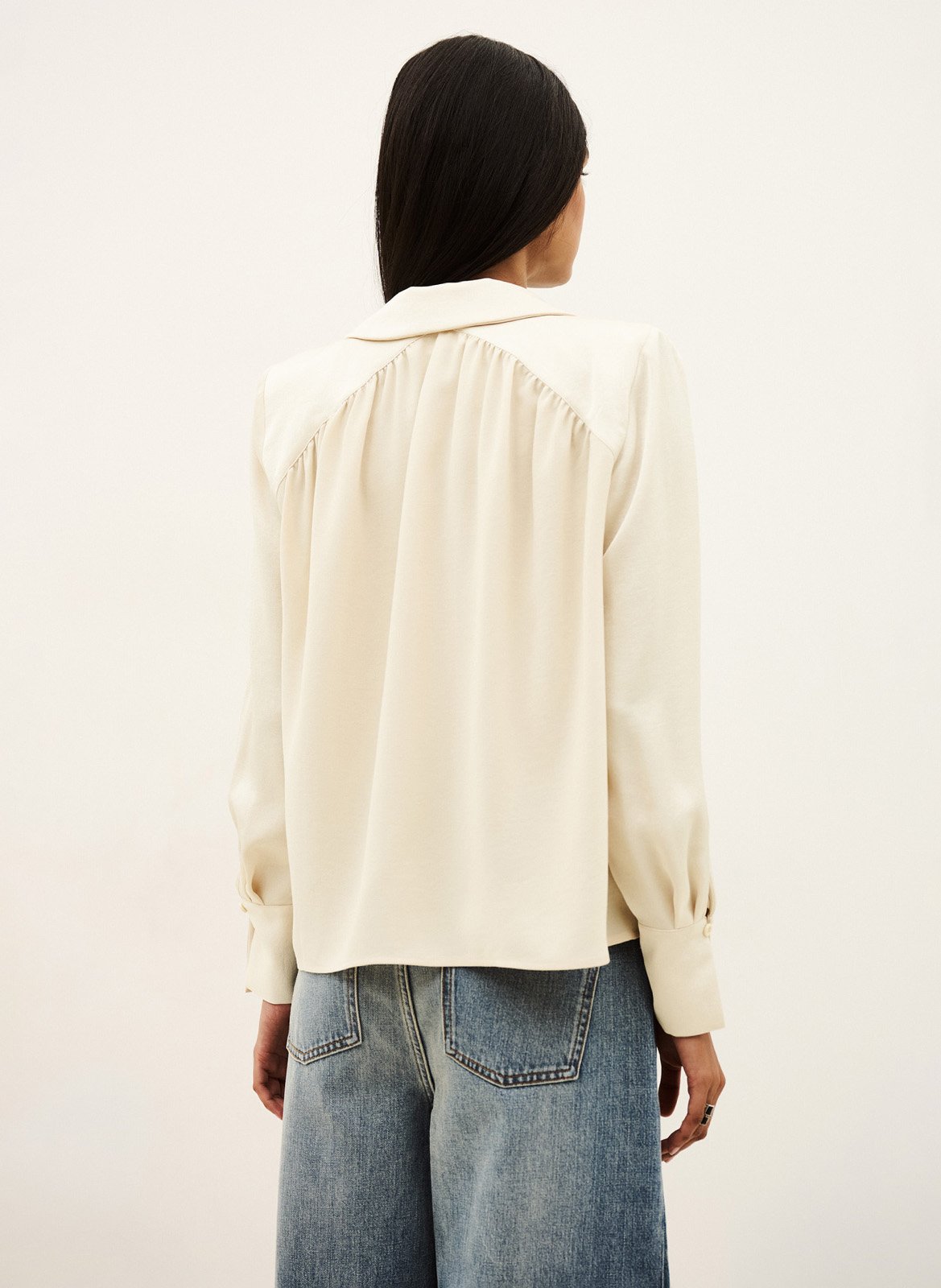 Chemise droite unie wilna BA&SH Beige