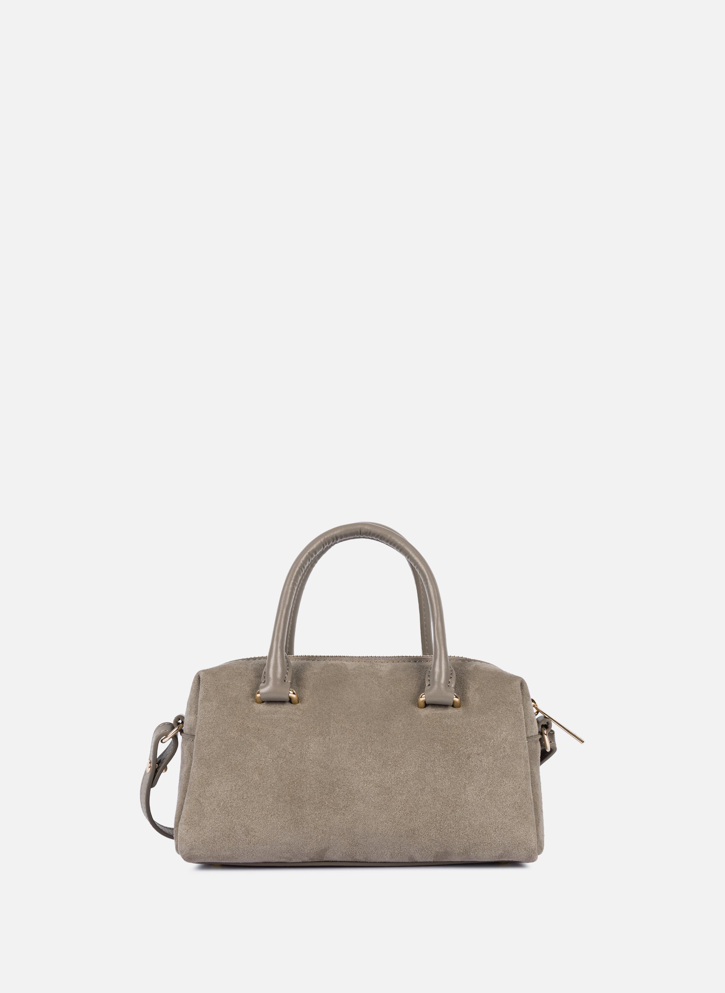 Sac à main - suède cube LANCASTER Gris