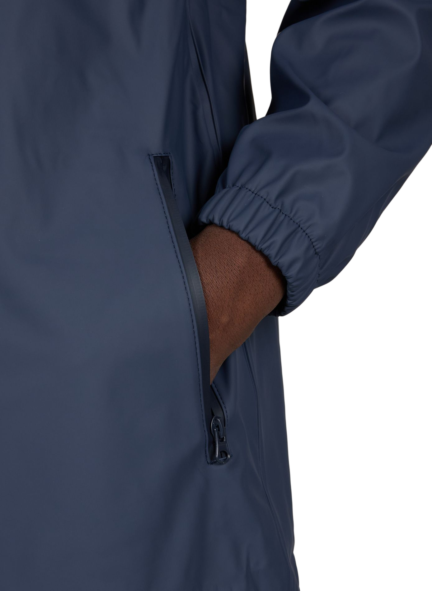 Imperméable droit à capuche FAGUO Bleu