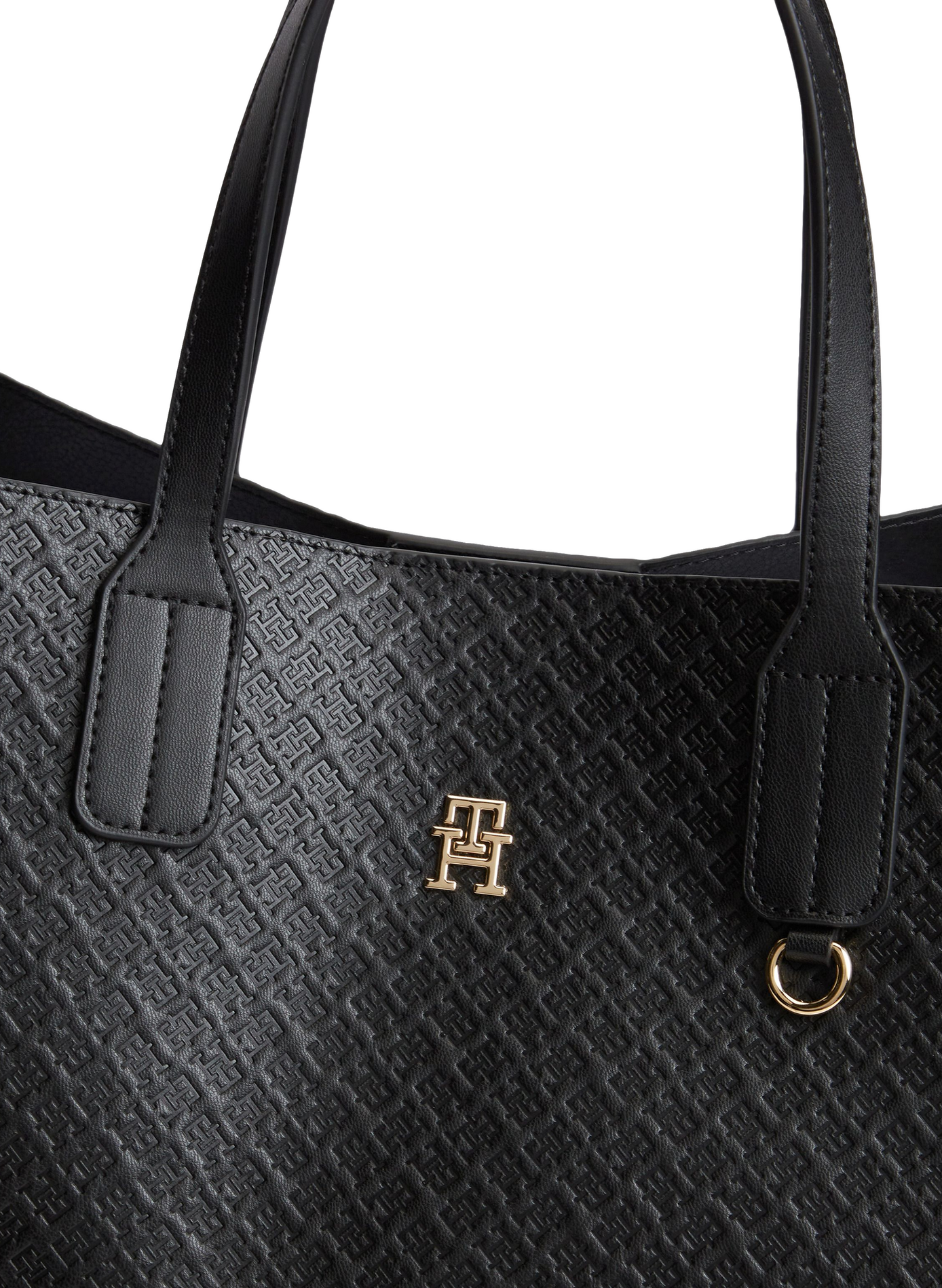 Plain shoulder bag TOMMY HILFIGER Black