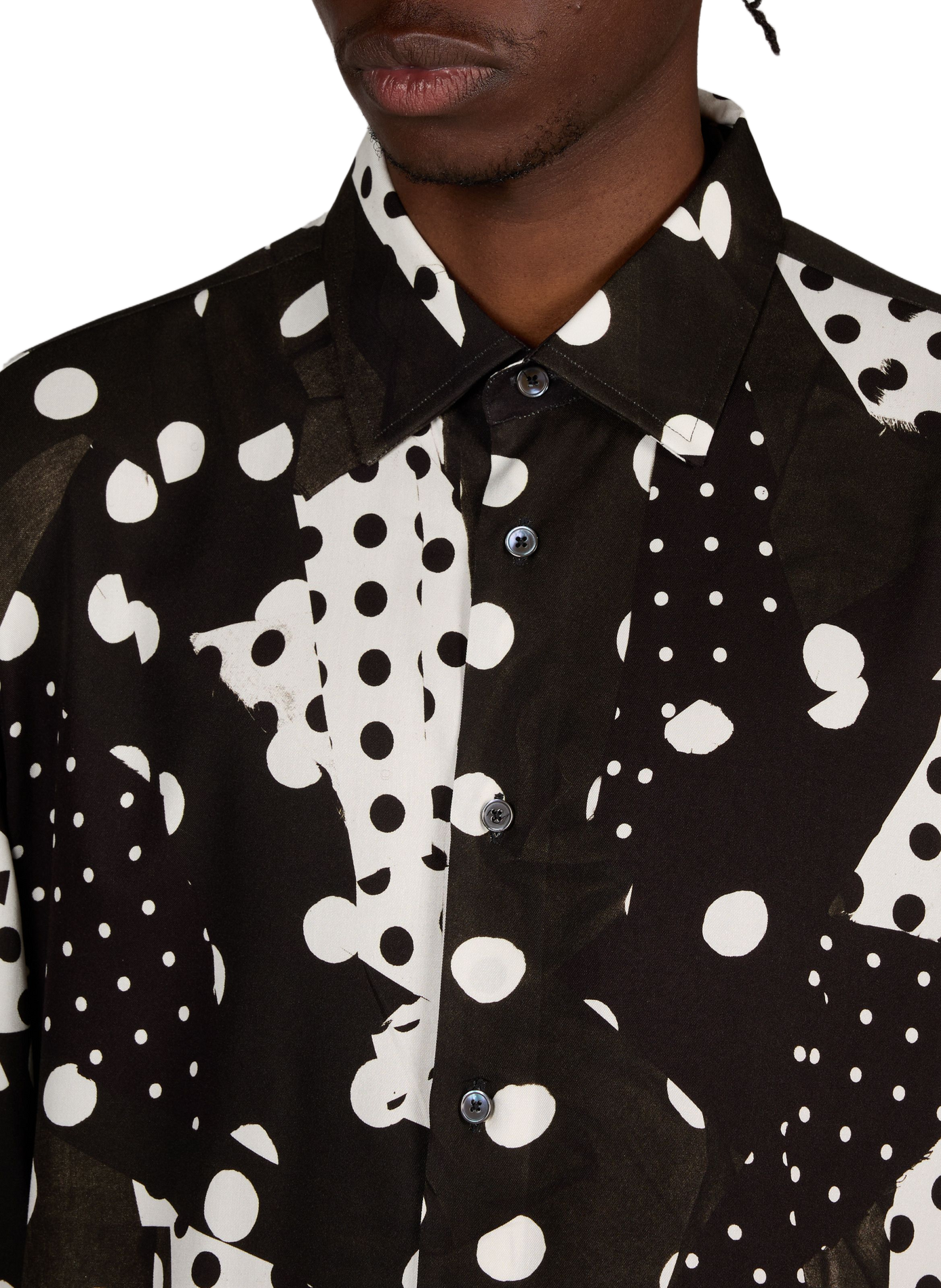 Printed flowing shirt PAUL SMITH Black