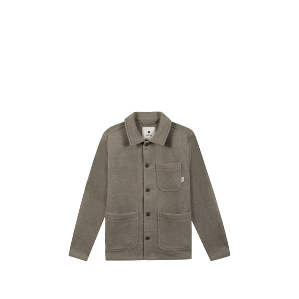 Veste col classique en laine mélangée Veste col classique en laine mélangée