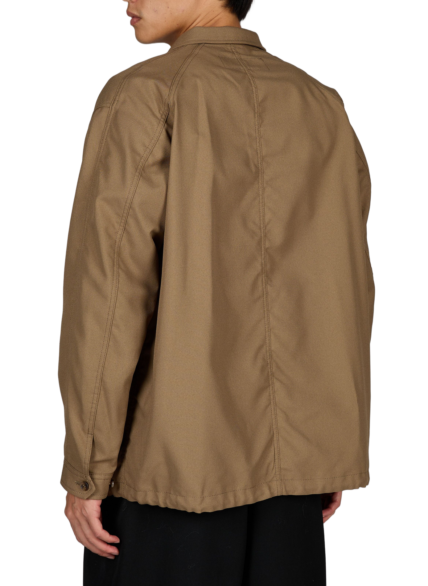Solid Oversized Jacket COMME DES GARCONS HOMME Beige
