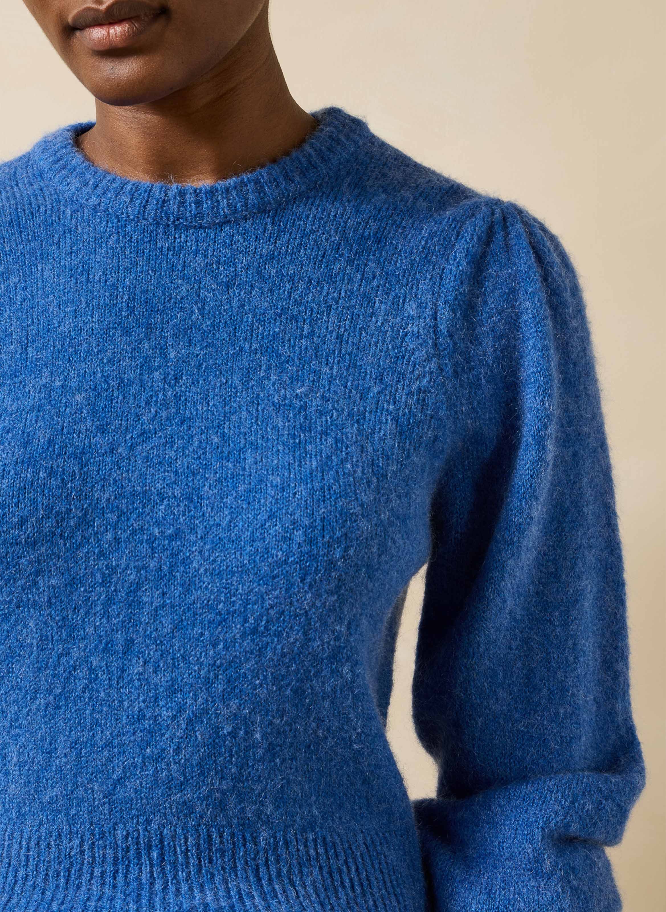 Trui met lange mouwen en logo LA FEE MARABOUTEE Blauw