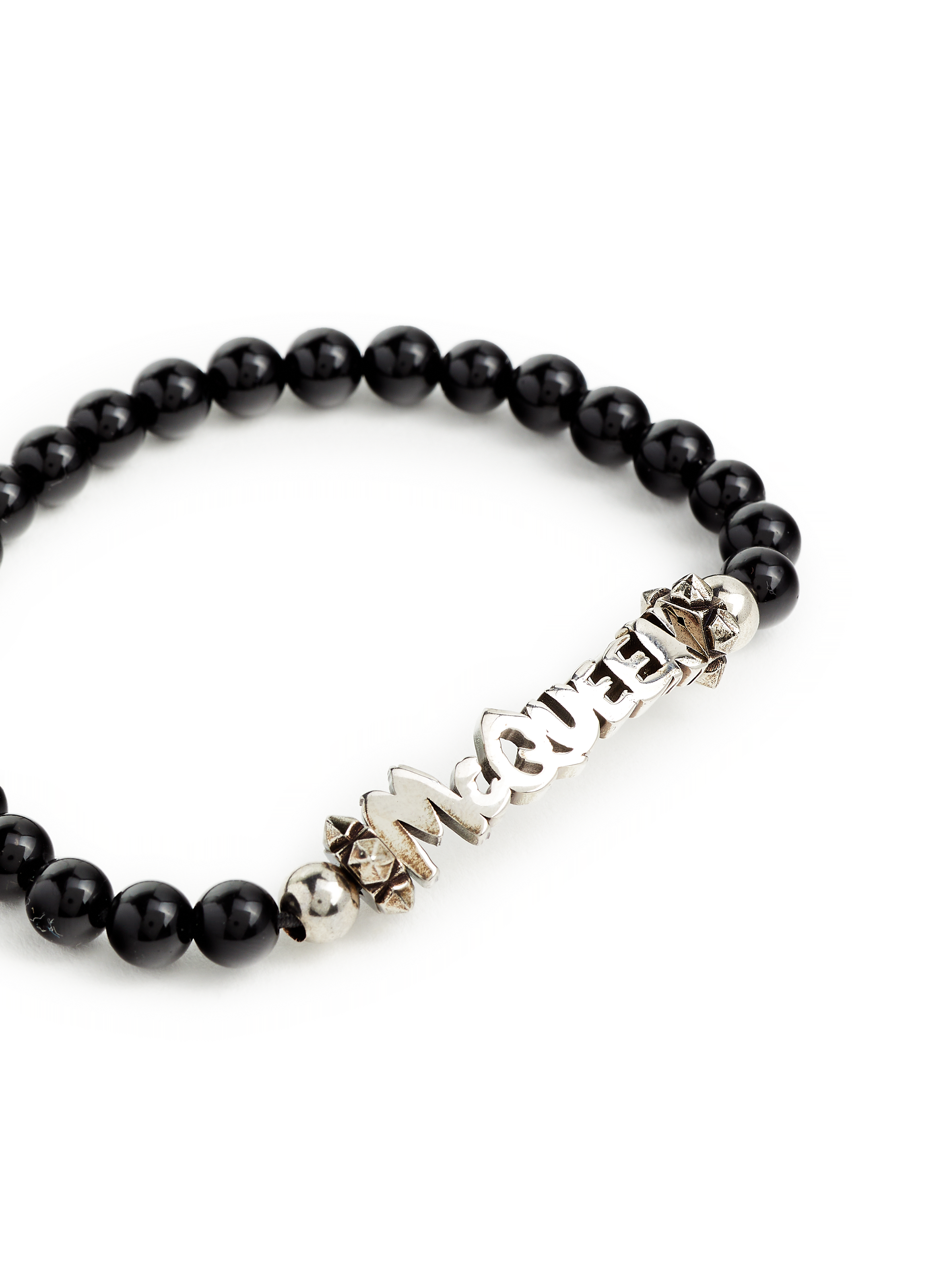 Bracelet à logo en perles