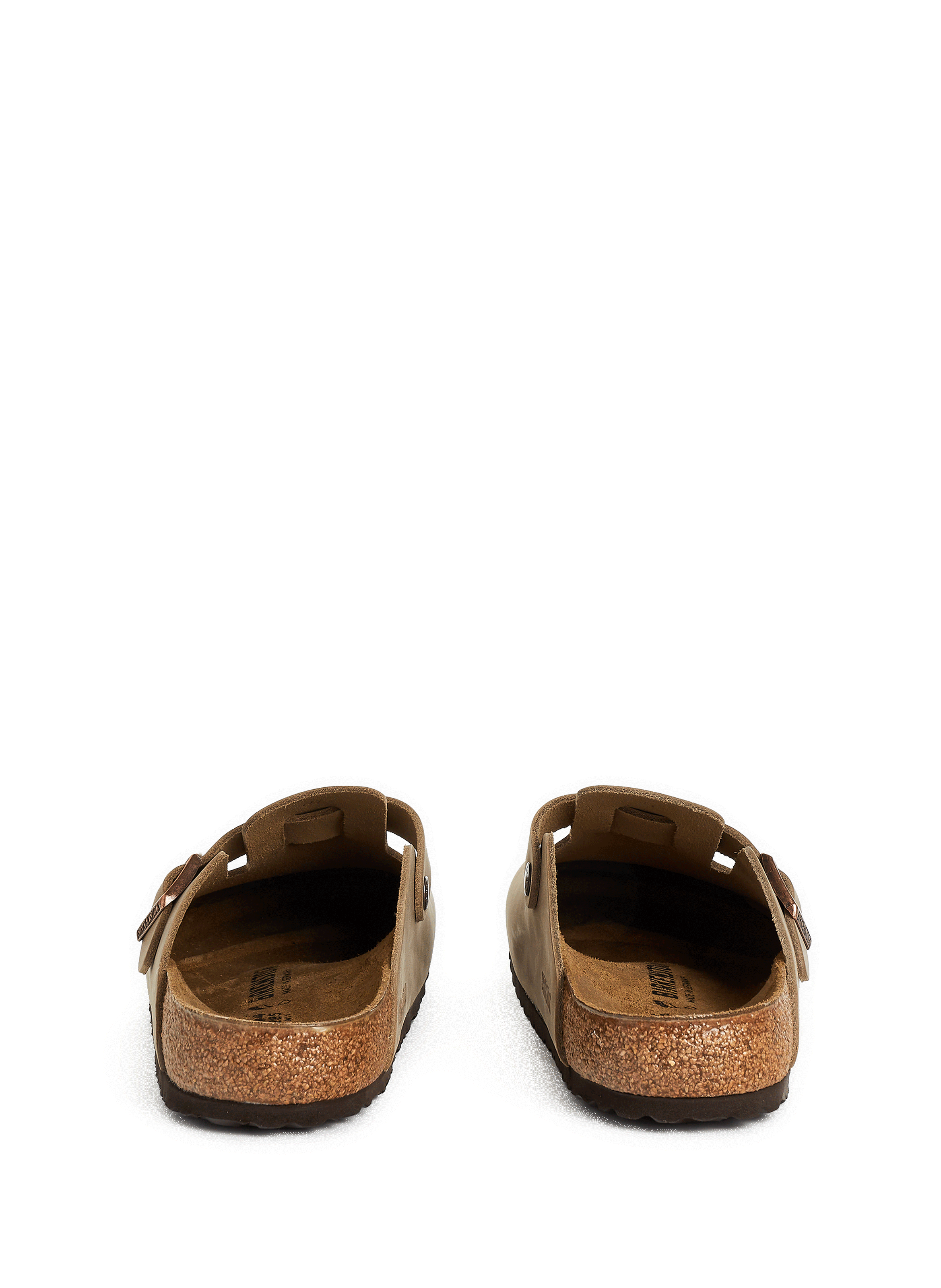 Boston leather mules BIRKENSTOCK Brown