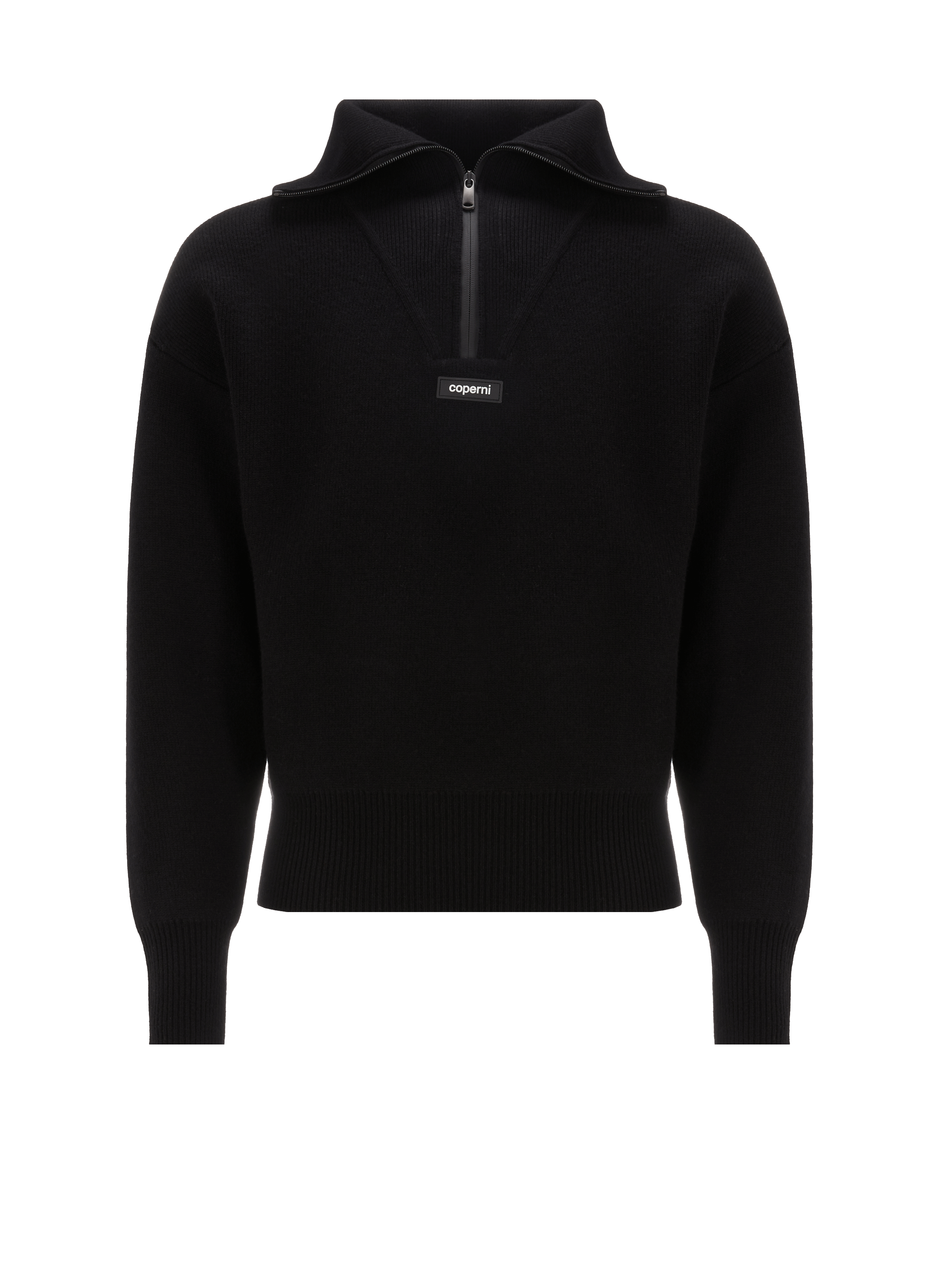 Pull Boxy en maille côtelée