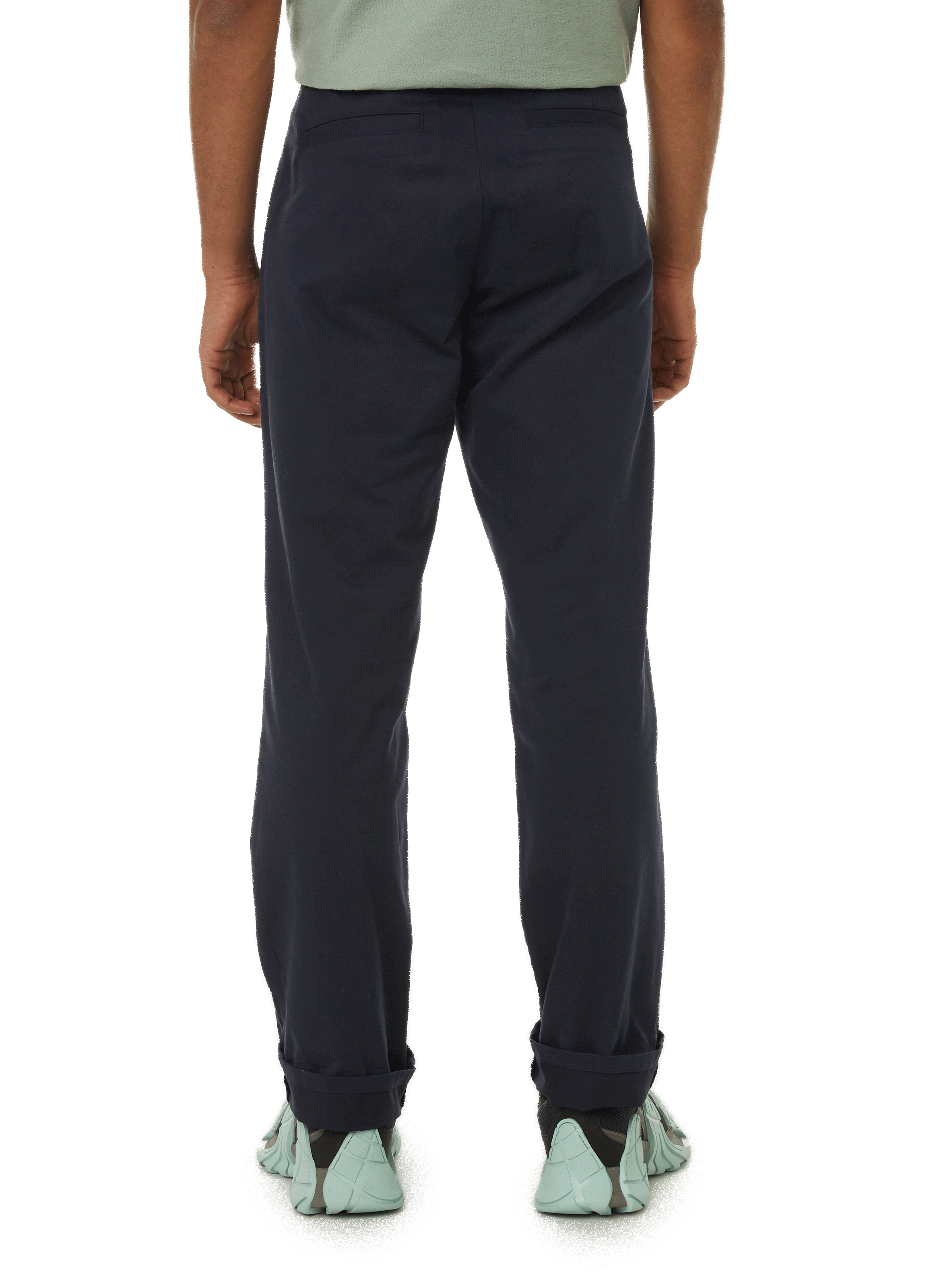 Cotton chinos A.P.C. Blue