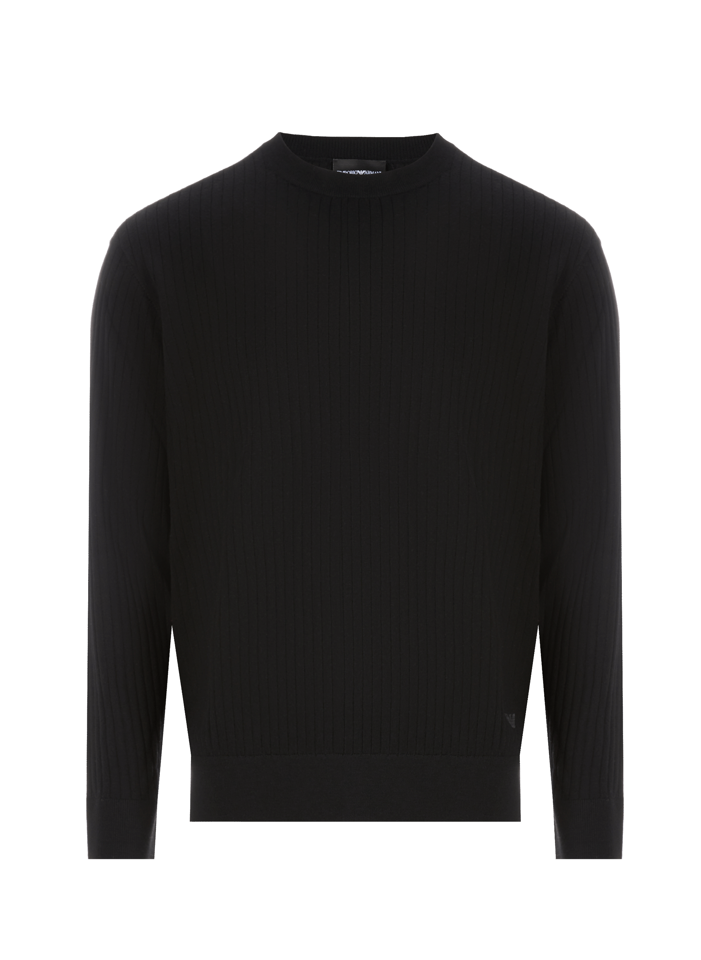 Pull en maille côtelé