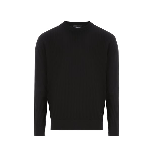 Pull en maille côtelé