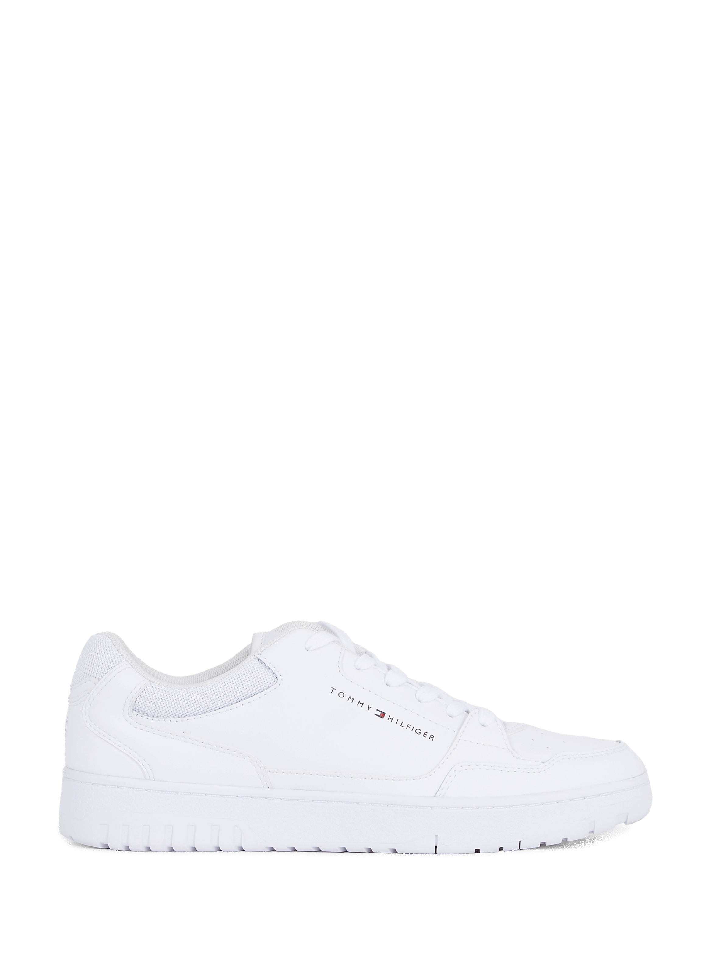 Baskets en cuir  TOMMY HILFIGER Blanc