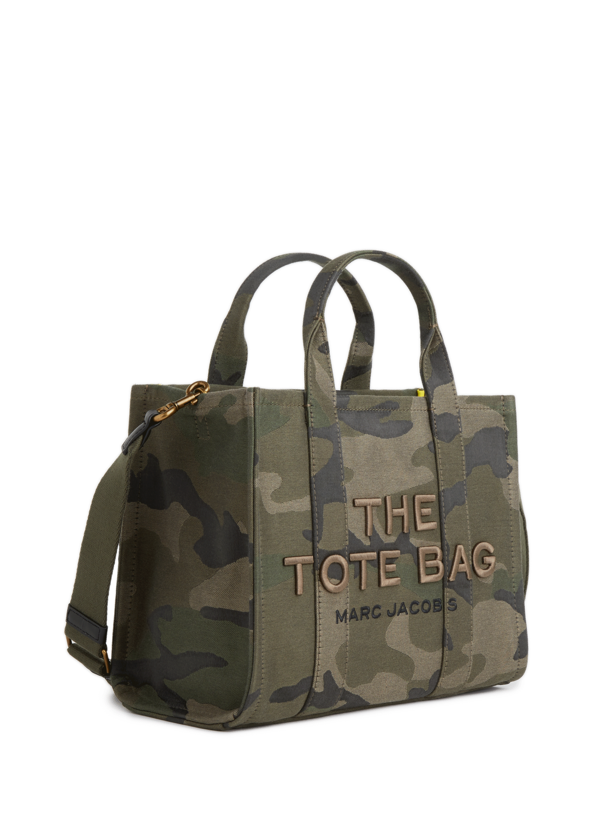 Sac cabas The Camo Jacquard Medium Tote Bag MARC JACOBS Vert