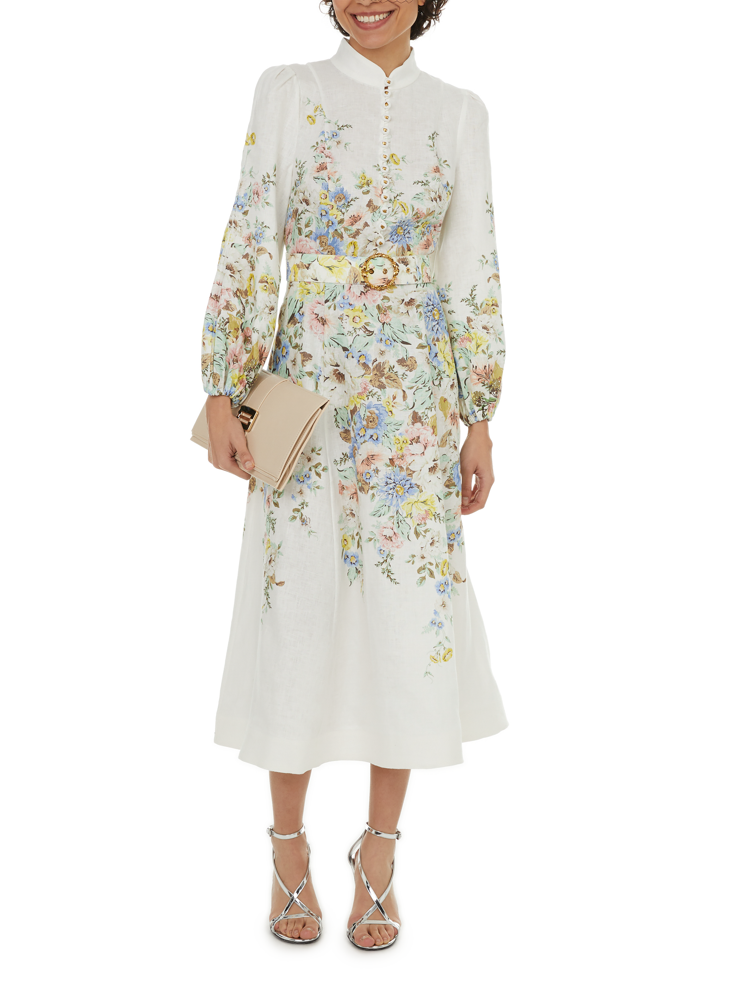 Natural fibre fascinator SAISON 1865 Blue