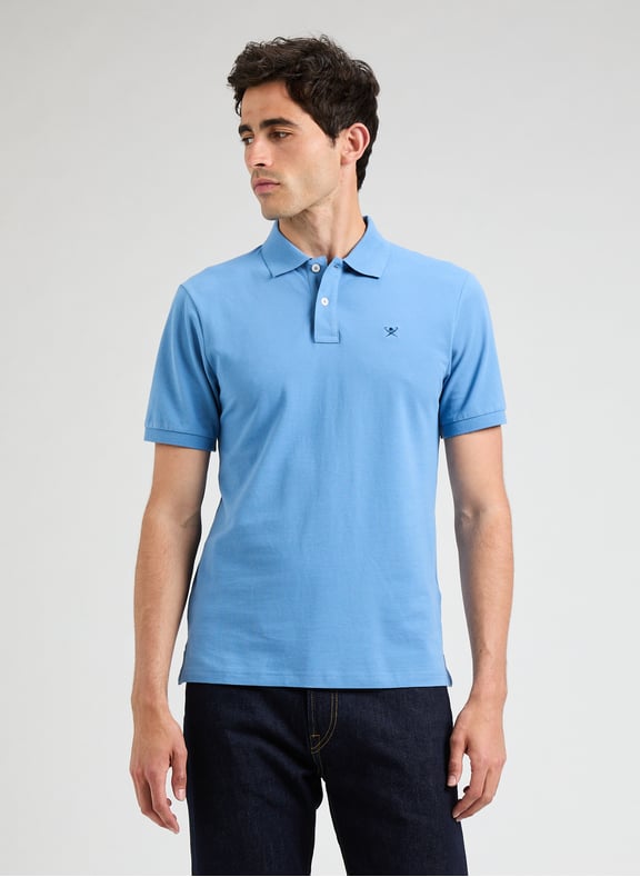 Polo en coton Bleu by HACKETT HACKETT Polo en coton Bleu