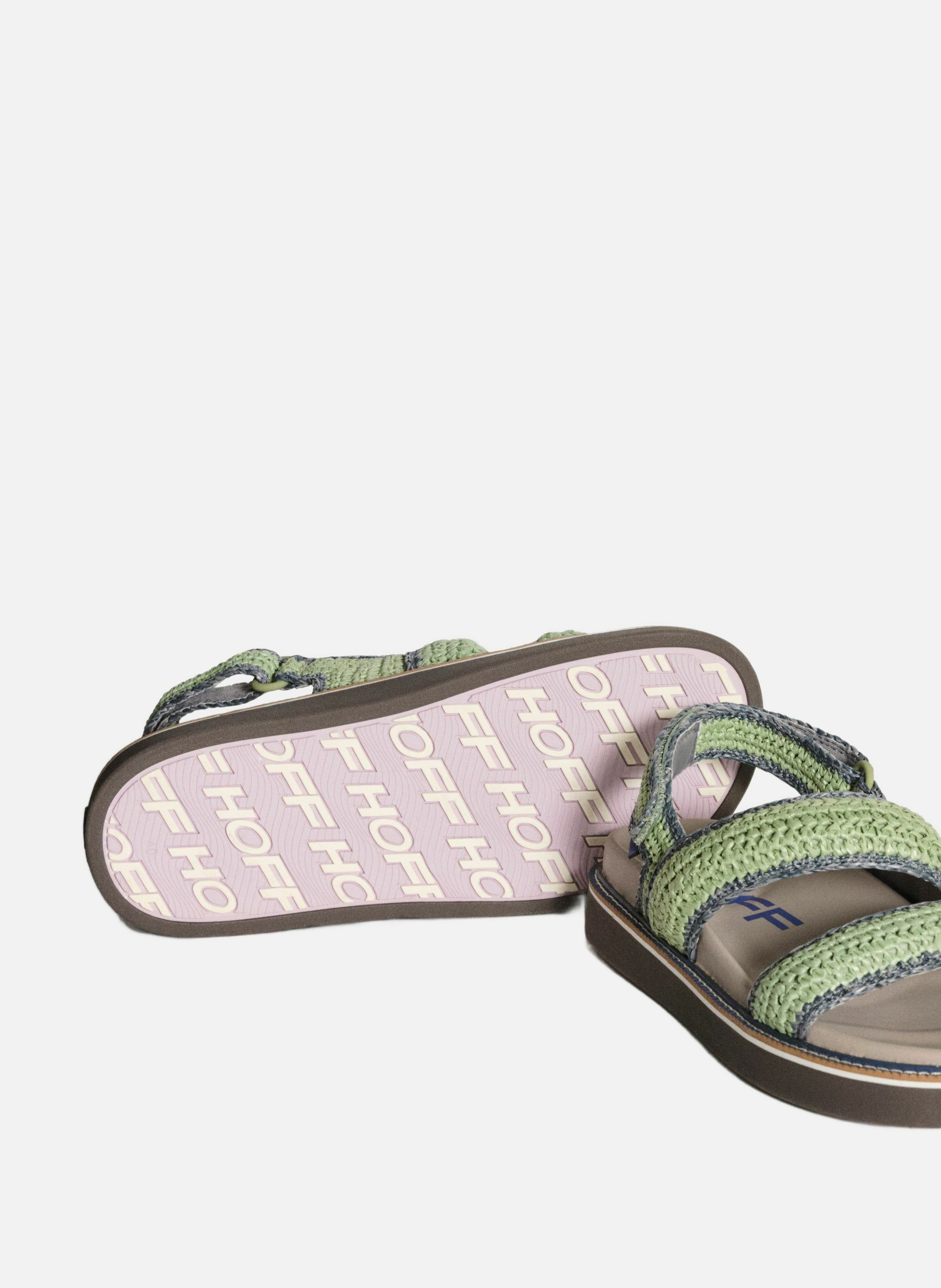Sandales plates HOFF Vert