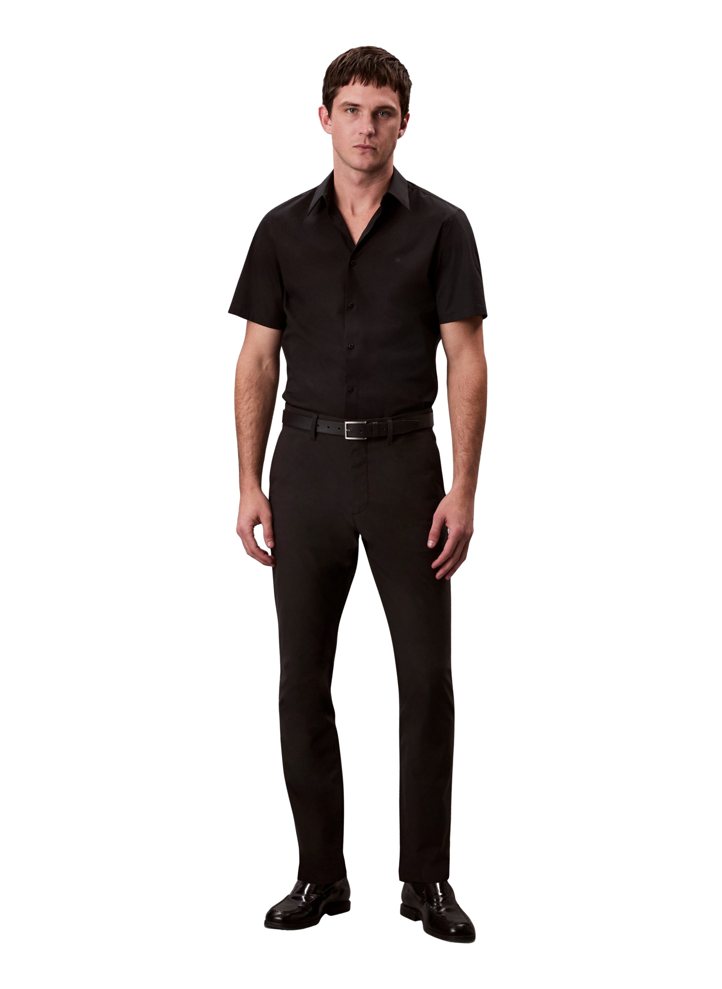 Slim Tech Stretch Pants CALVIN KLEIN Black