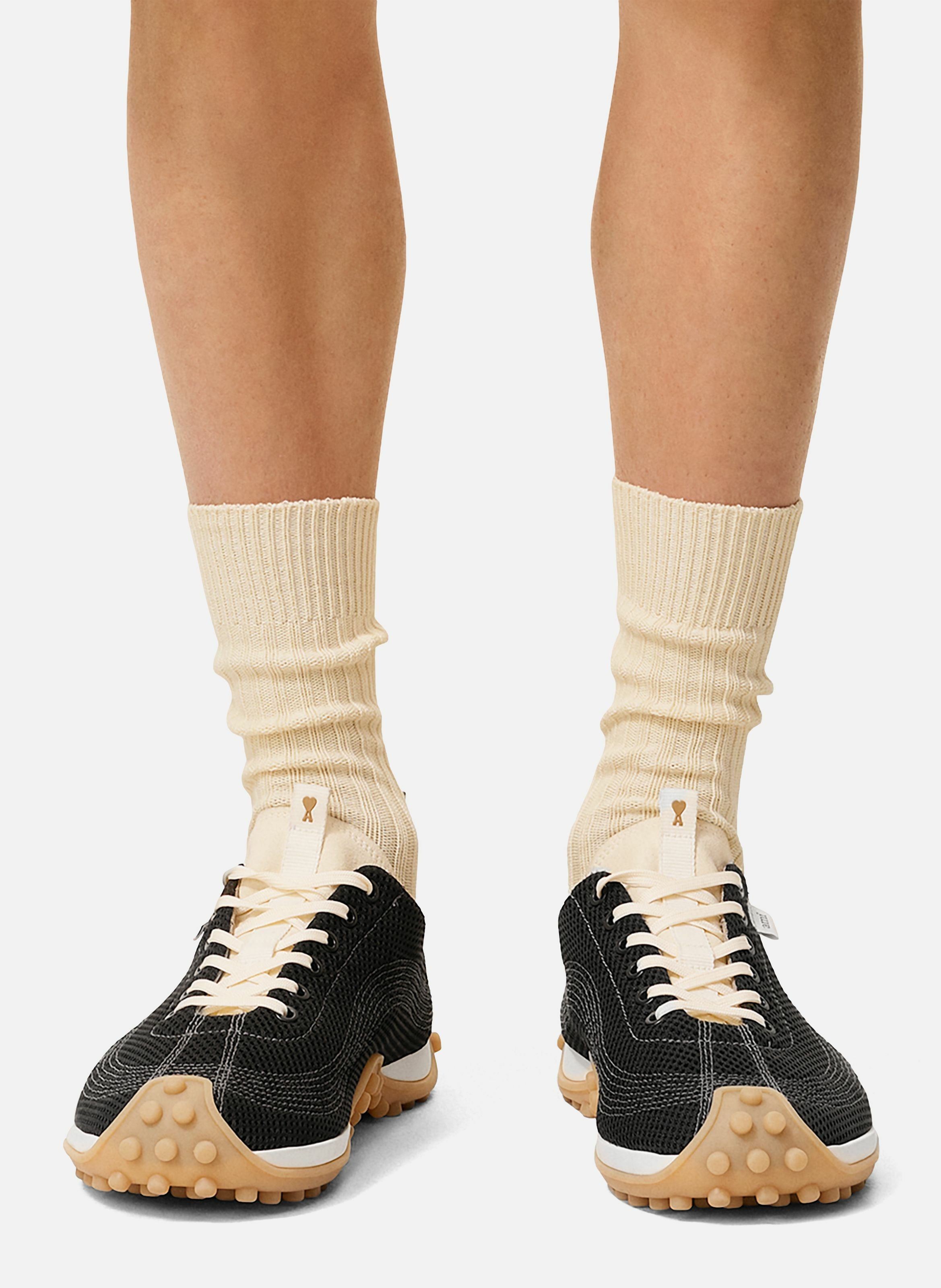 Sneakers mirage unisexes en mesh AMI PARIS Noir